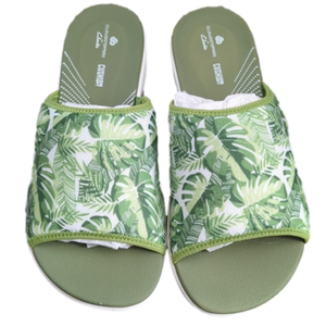 Clark s cloudsteppers Jersey slide sandals arla Nora green palms