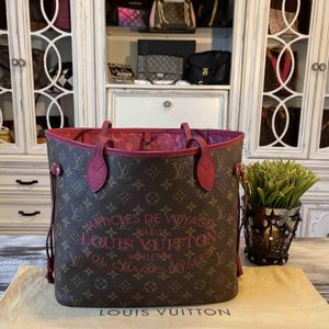 Louis Vuitton Pink Ikat Neverfull MM