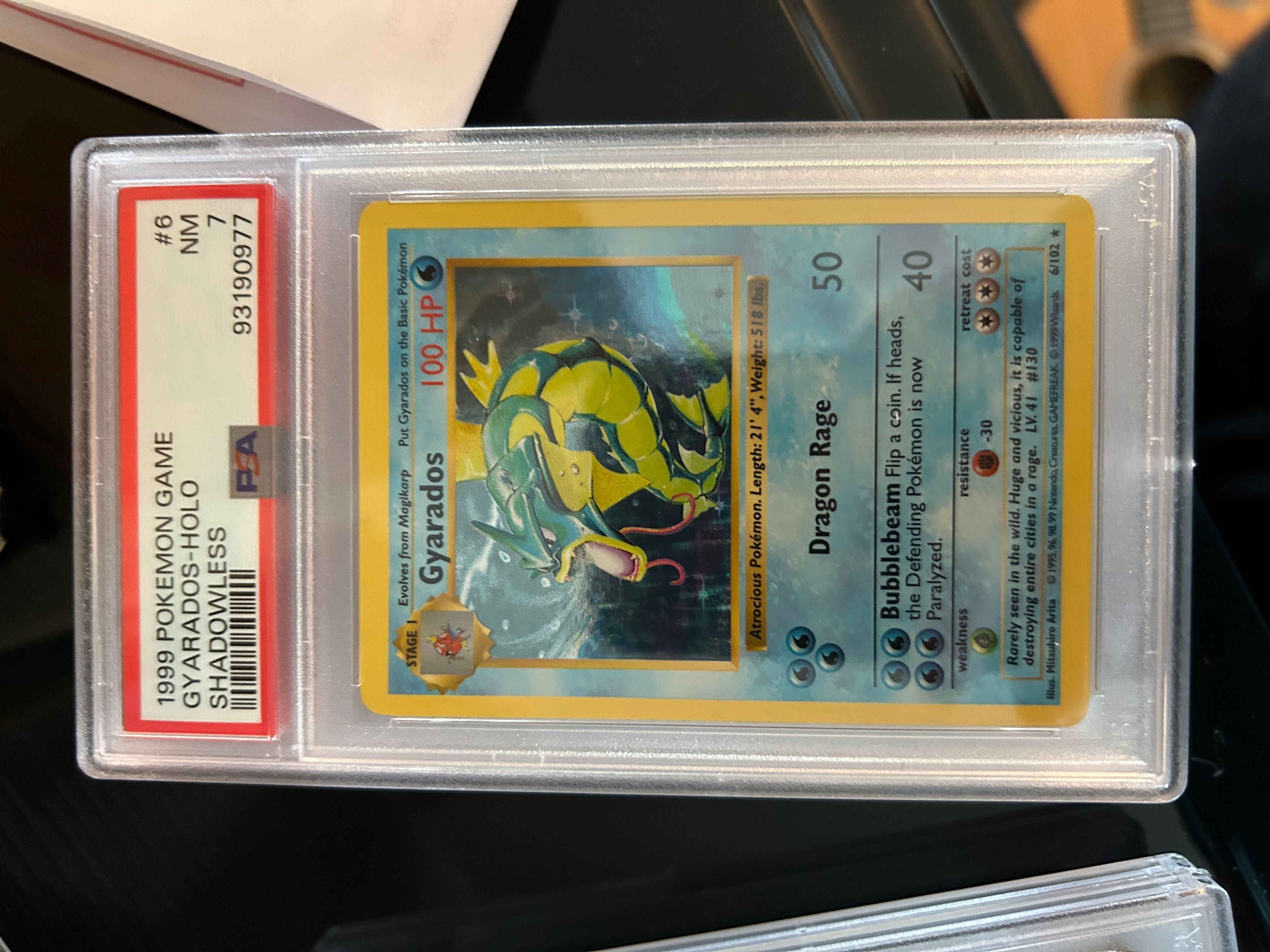 Gyarados Shadowless Holo PSA 7  Whatnot: Shop, Sell, Connect