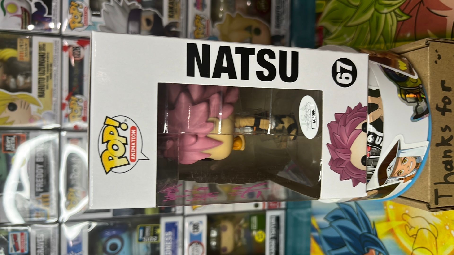 fairy tail: natsu signed funko pop · Whatnot: Buy, Sell & Go