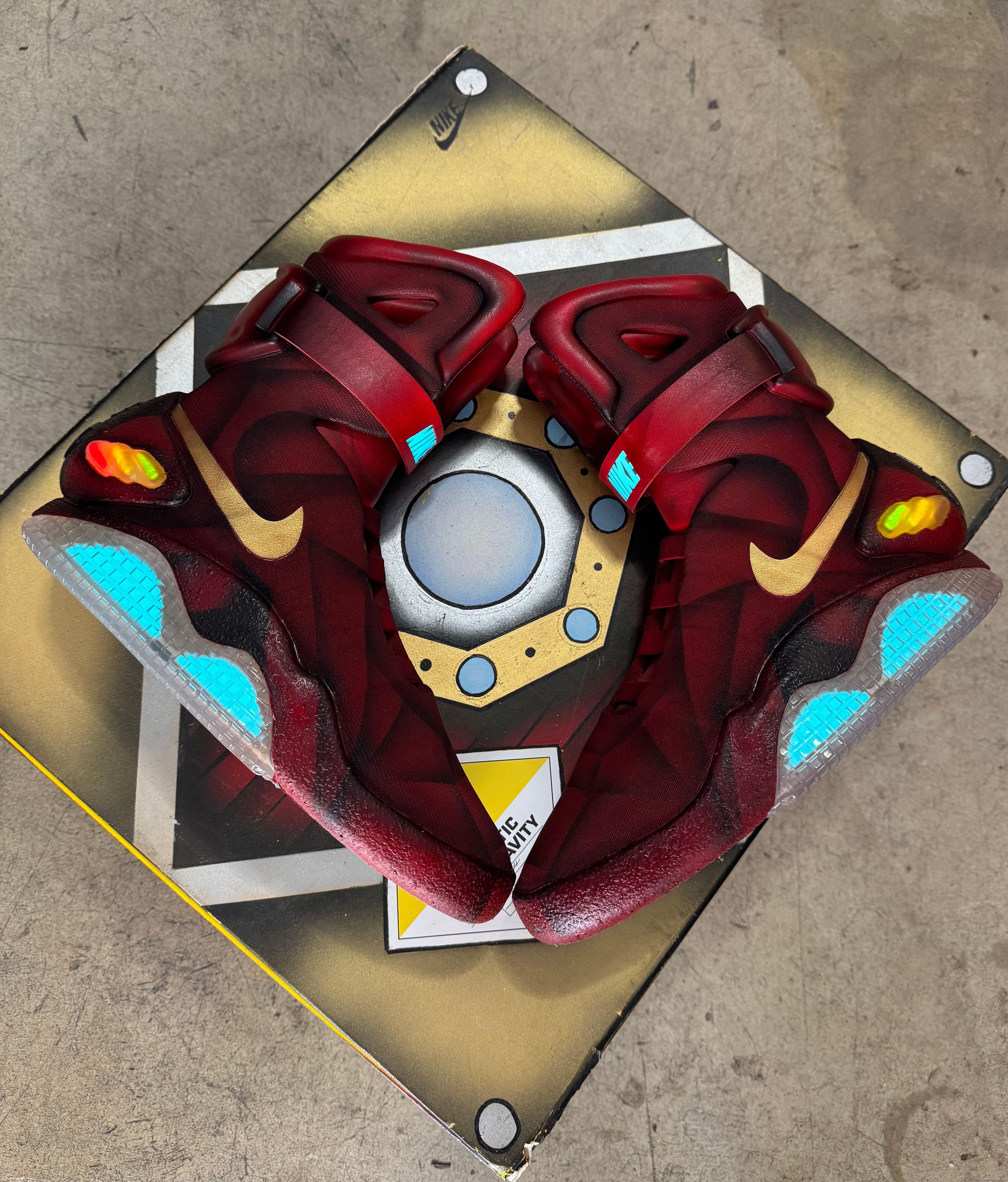 Nike Air Mag Back to the Future 2011 Iron Man Custom Size DS