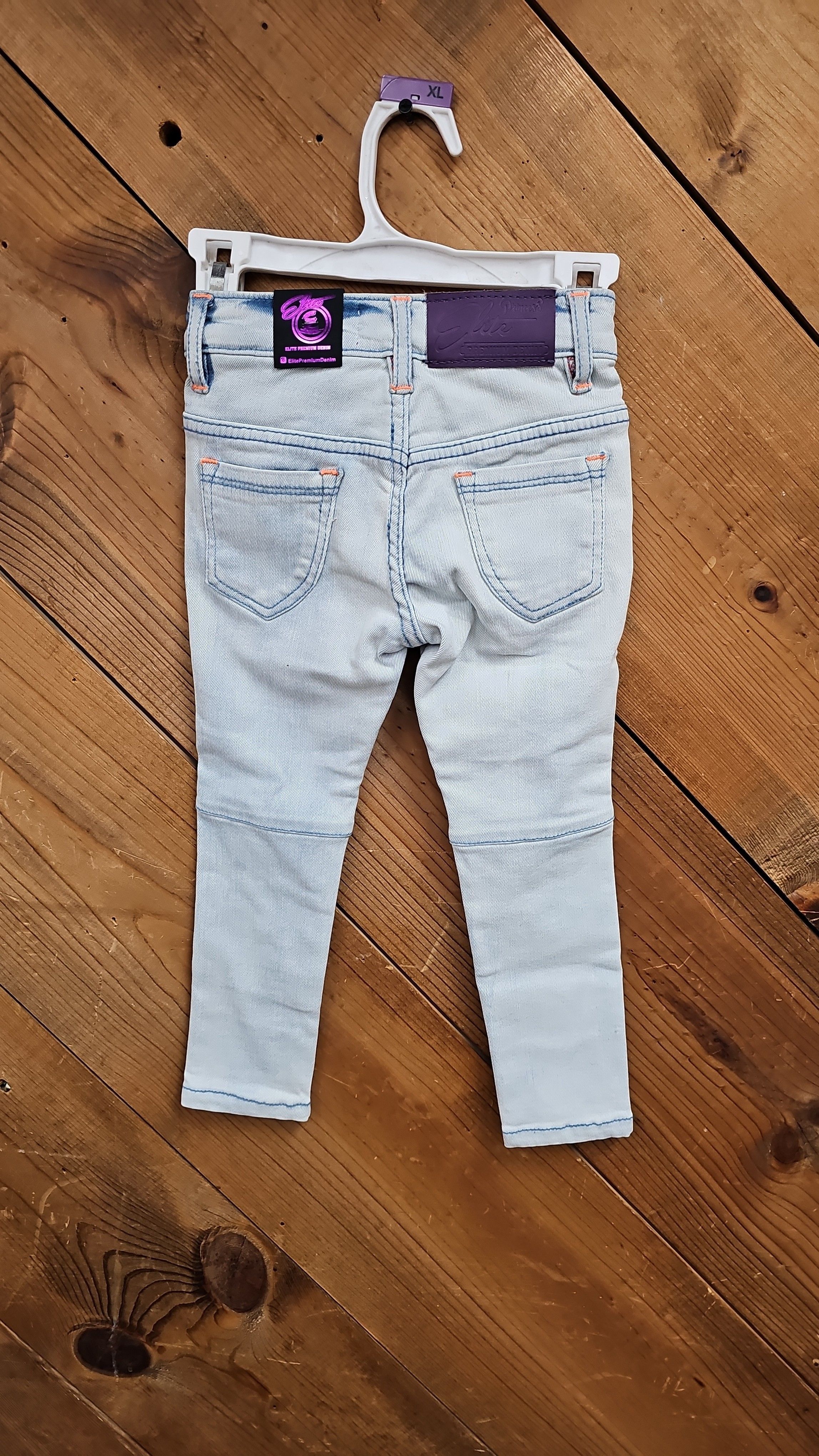 Elite premium girls denim jeans, new with $78 size