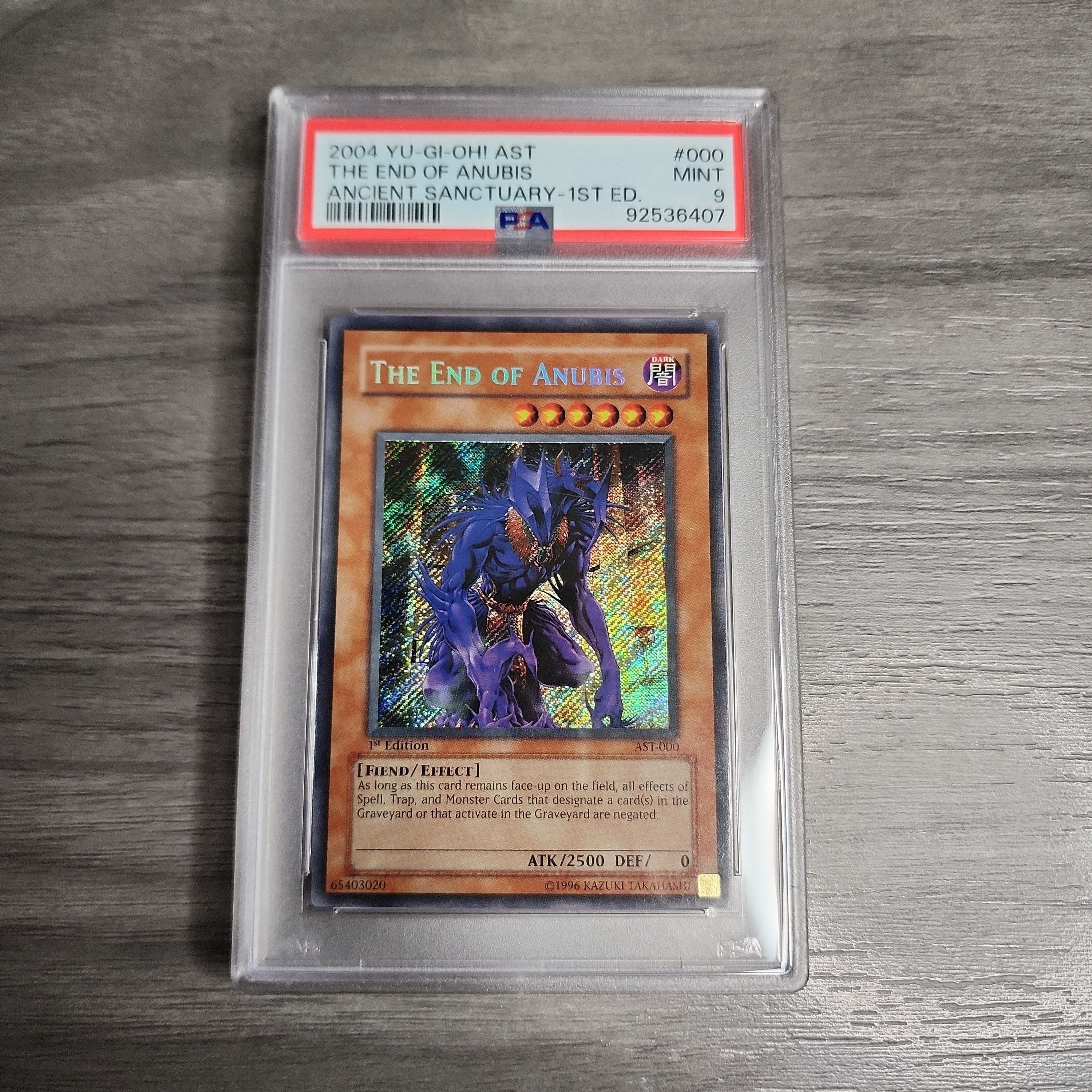 yugioh anubis cards YUGIOH - PSA 9 - FLAME CHAMPION - CA-42 main image 0