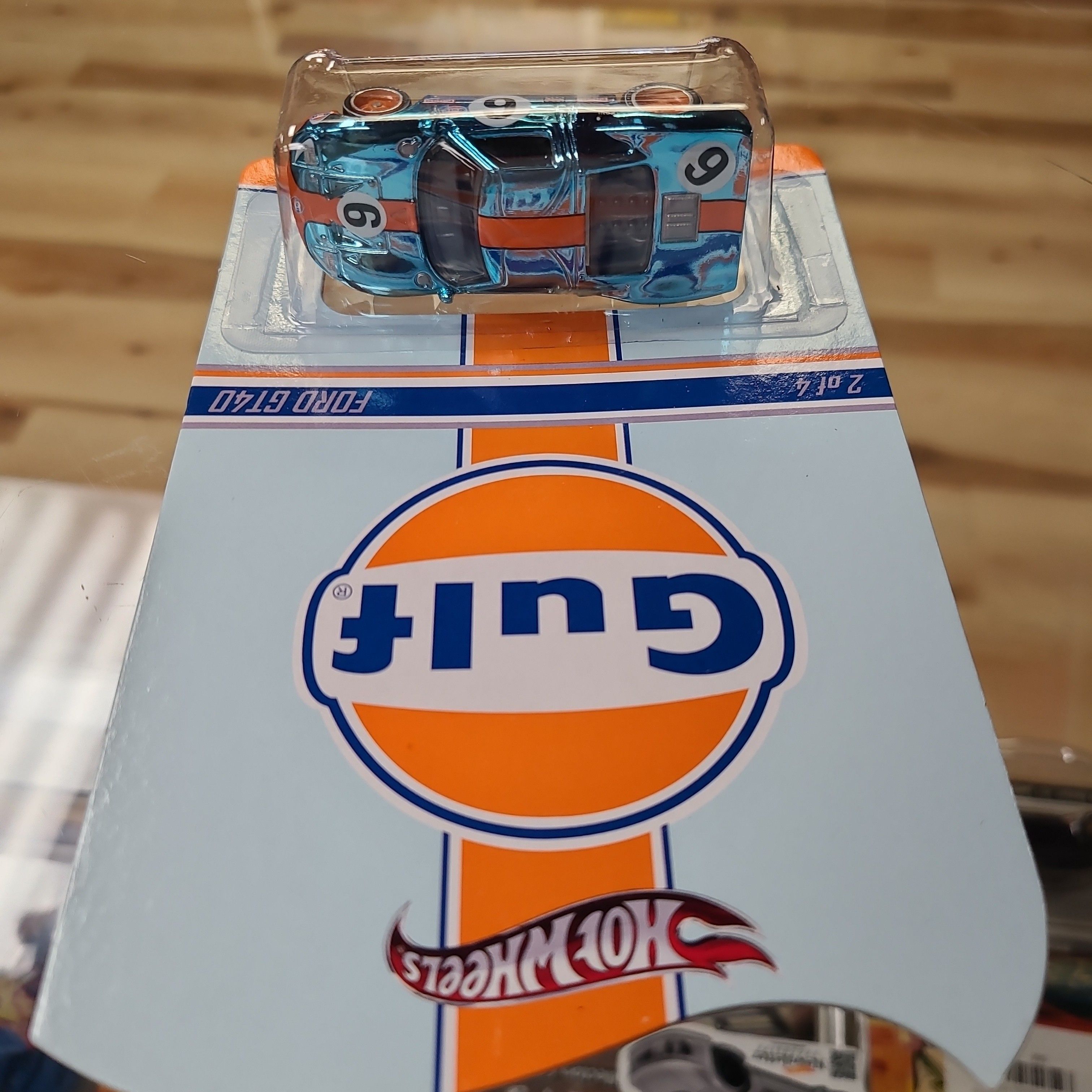 ミニカー Hot Wheels RLC Ford GT40 Gulf 1/64 Ford GT40 Gulf by Hot Wheels with 3D printed wheels