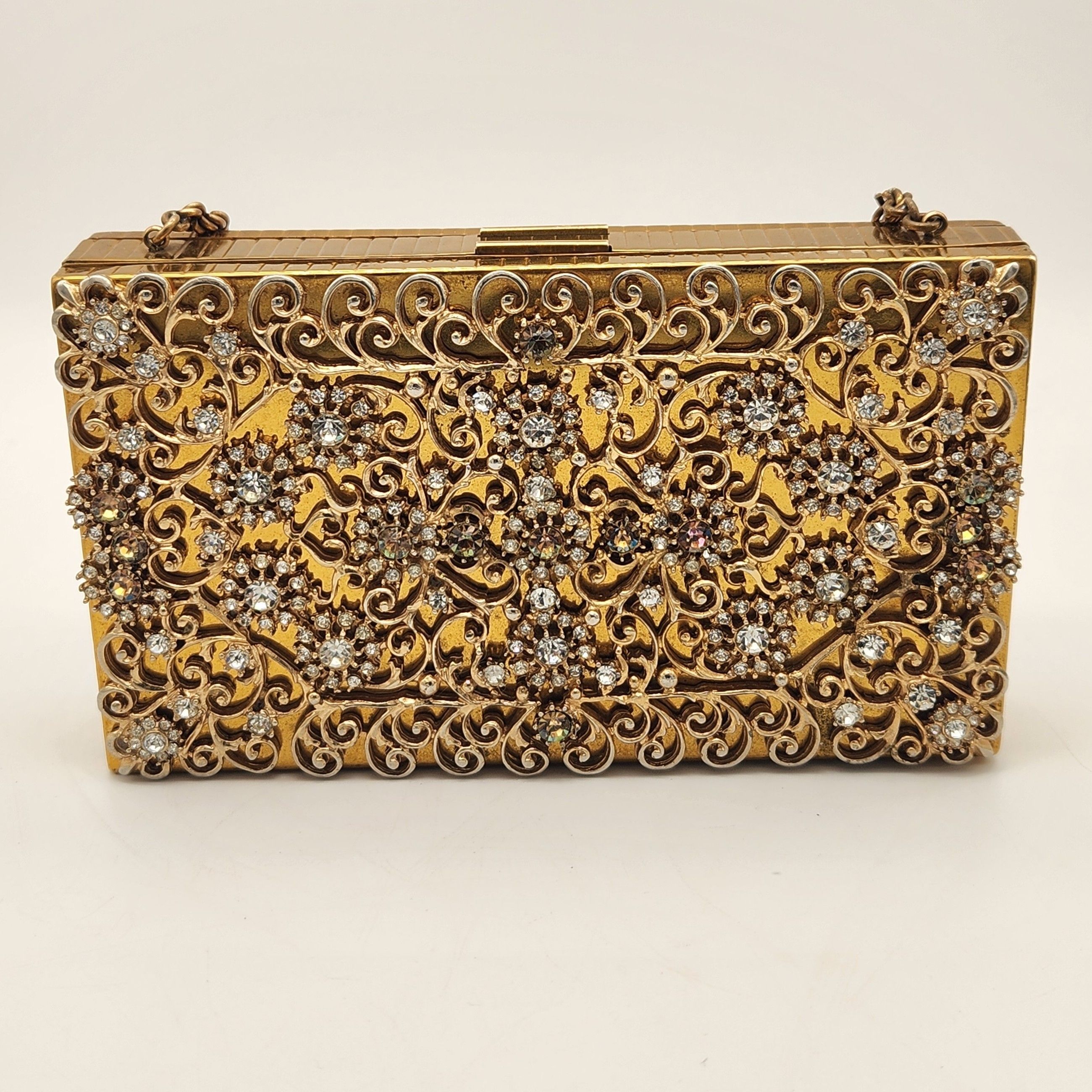 Coin Purse Vintage Evans Elegance Purse Vintage Evans Elegance 1940s  Goldtone Rhinestone Purse · Whatnot