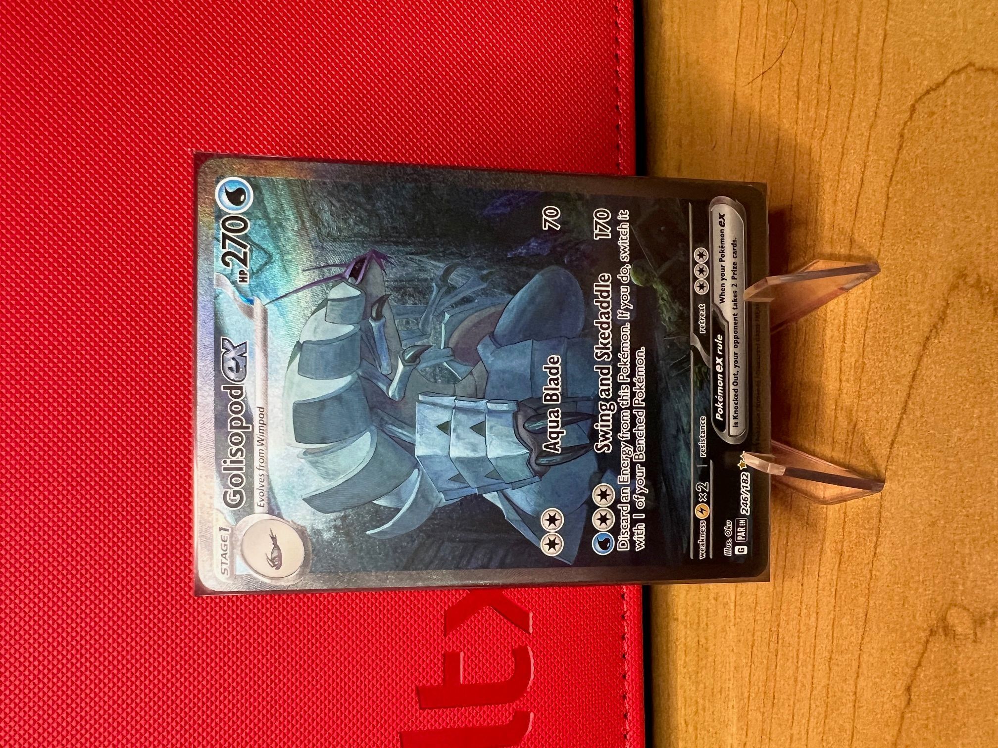 golisopod ex pokemon card Amazon.com: Pokemon - Golisopod ex 246/182 - Paradox Rift - Special  Illustration Rare main image 1