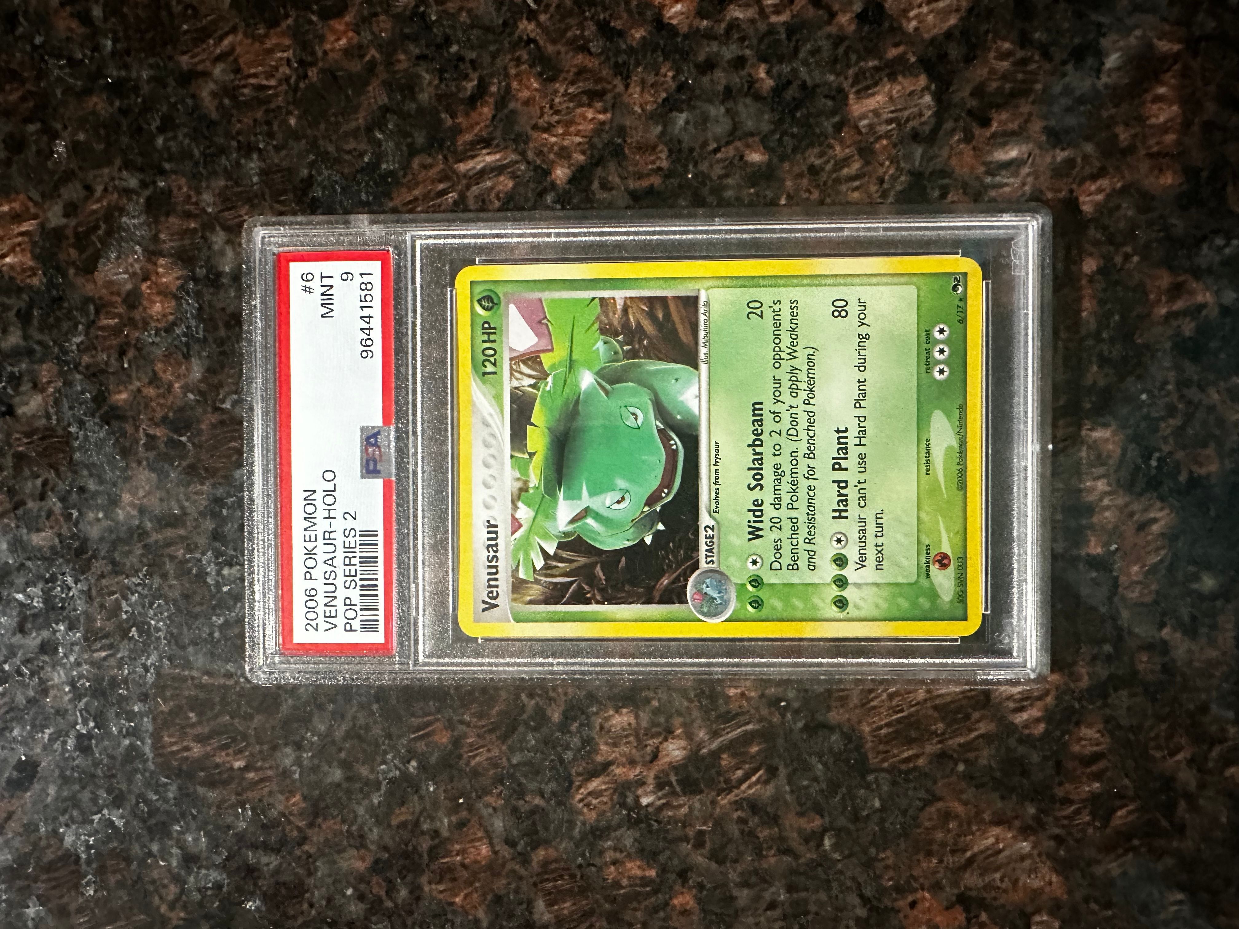 venusaur holographic pokemon card Venusaur Pokemon Card Holographic Credit Card Skin main image 0
