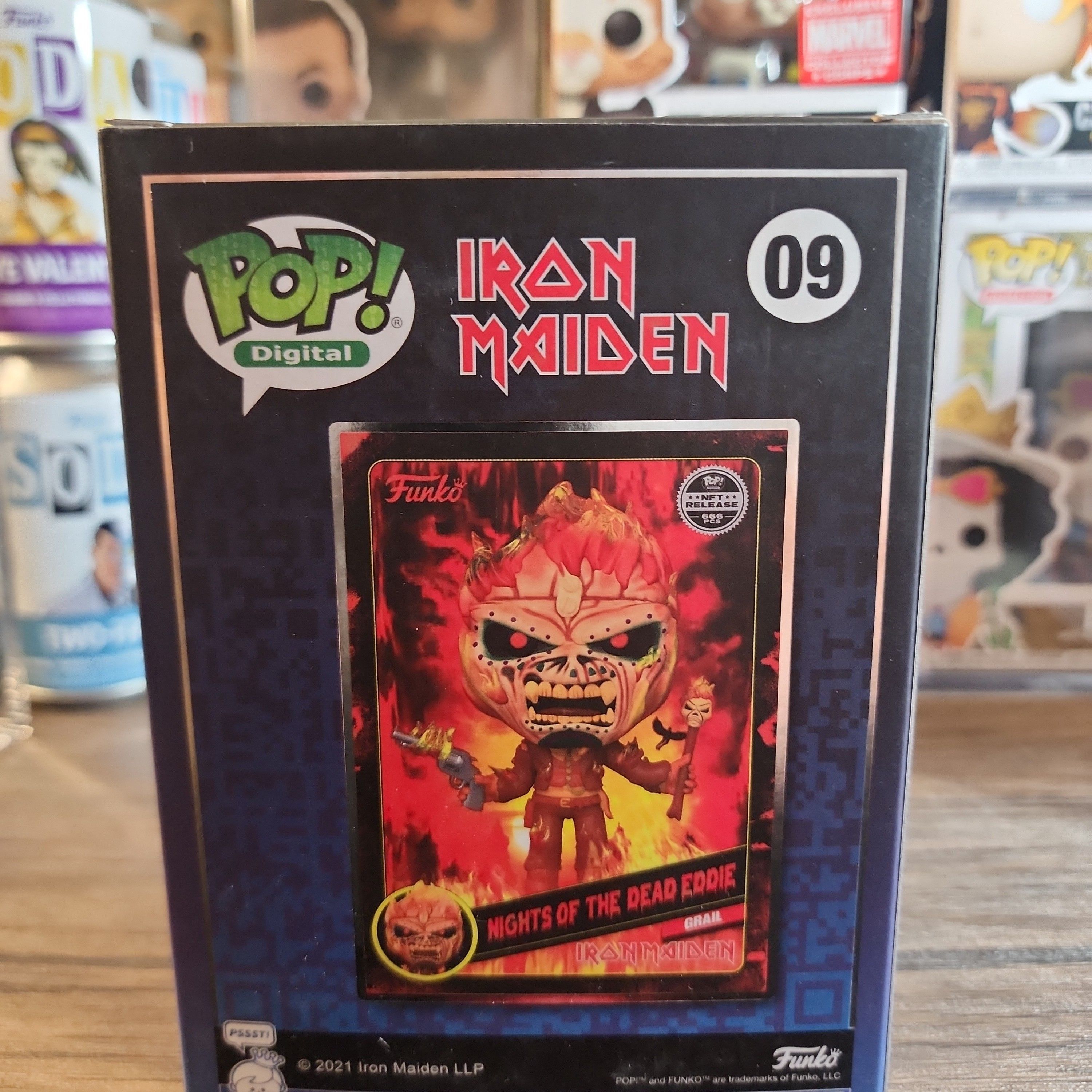 Iron Maiden Nights of the Dead Eddie Digital Funko Pop NFT grail