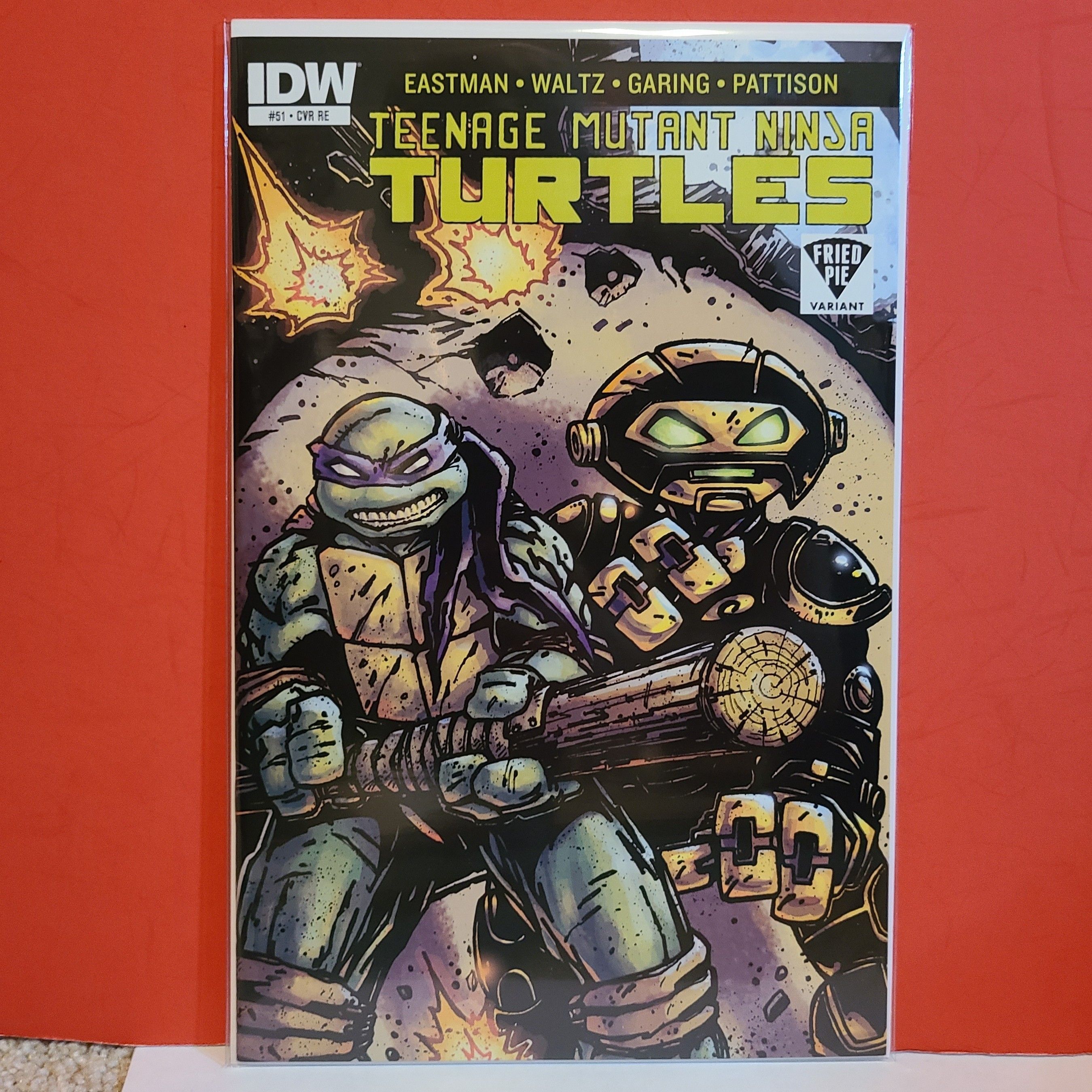 Teenage Mutant Ninja Turtles #51 Fried Pie Variant IDW 1st Jennika TMNT ·  Whatnot: Shop, Sell, Connect, image size:2699x2699