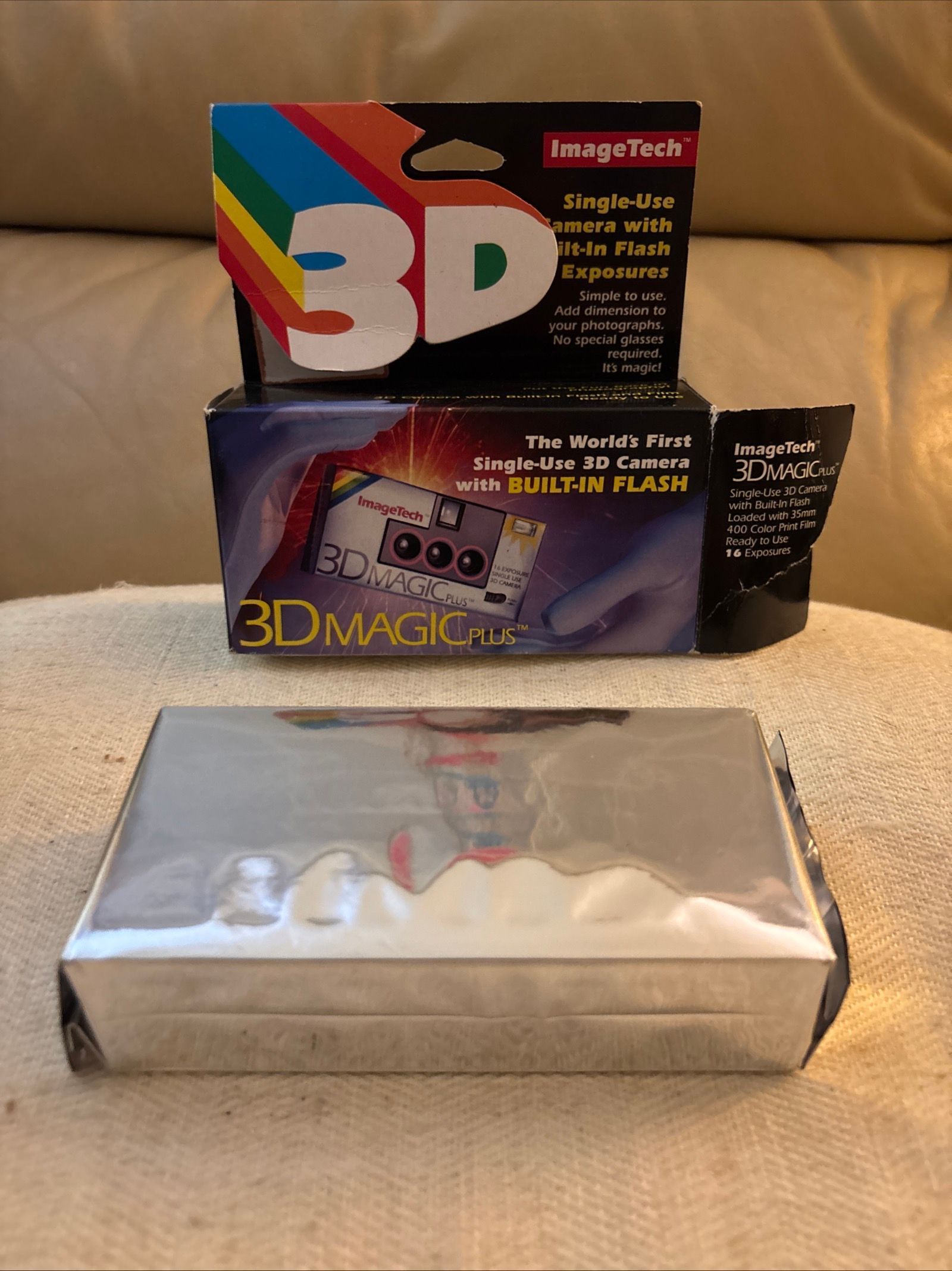 New in Box Image Tech 3D Magic Single Use 3D Camera w/ 16