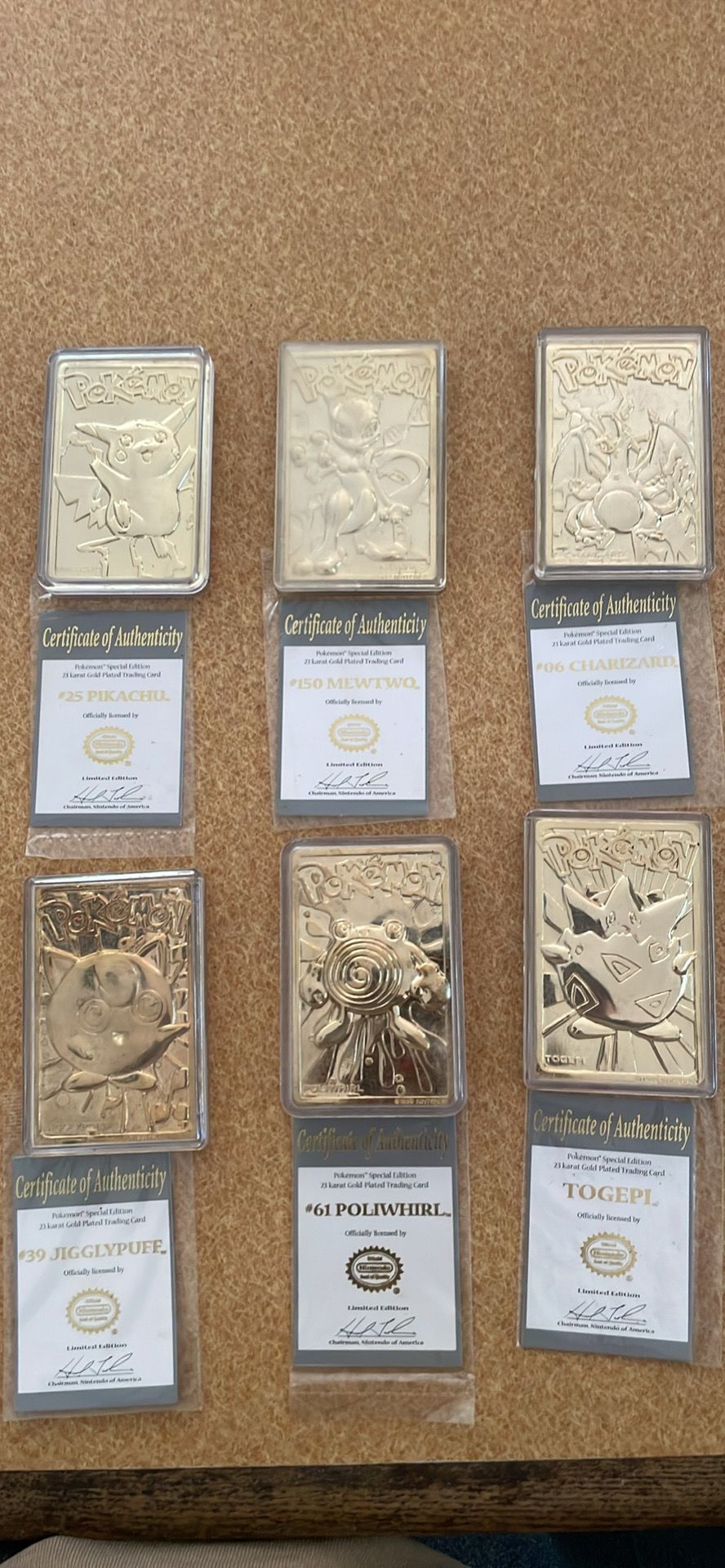 gold foil cards pokemon RED Pokemon 