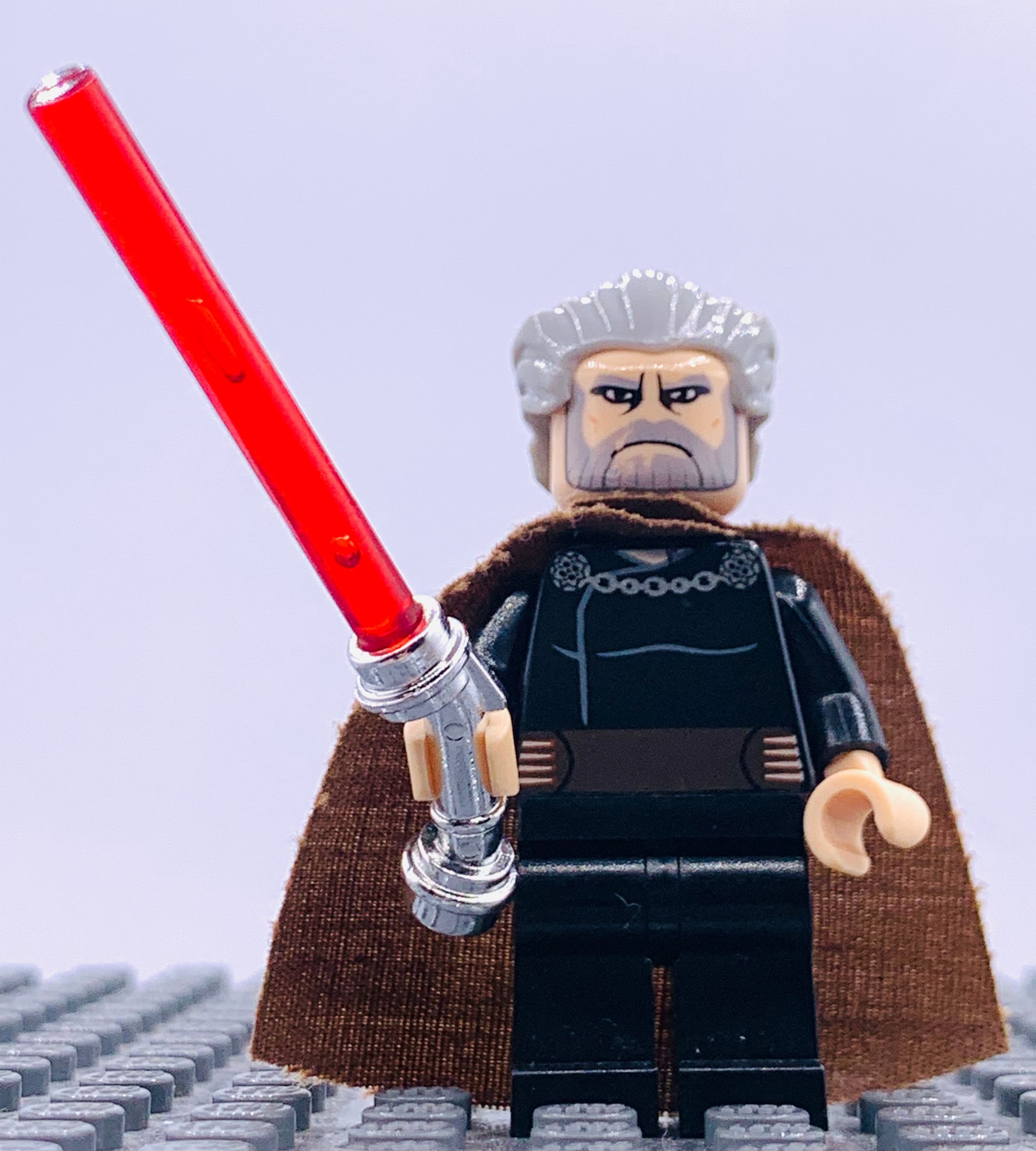 Lego Star Wars The Clone Wars Count Dooku Large Eyes Minifigure