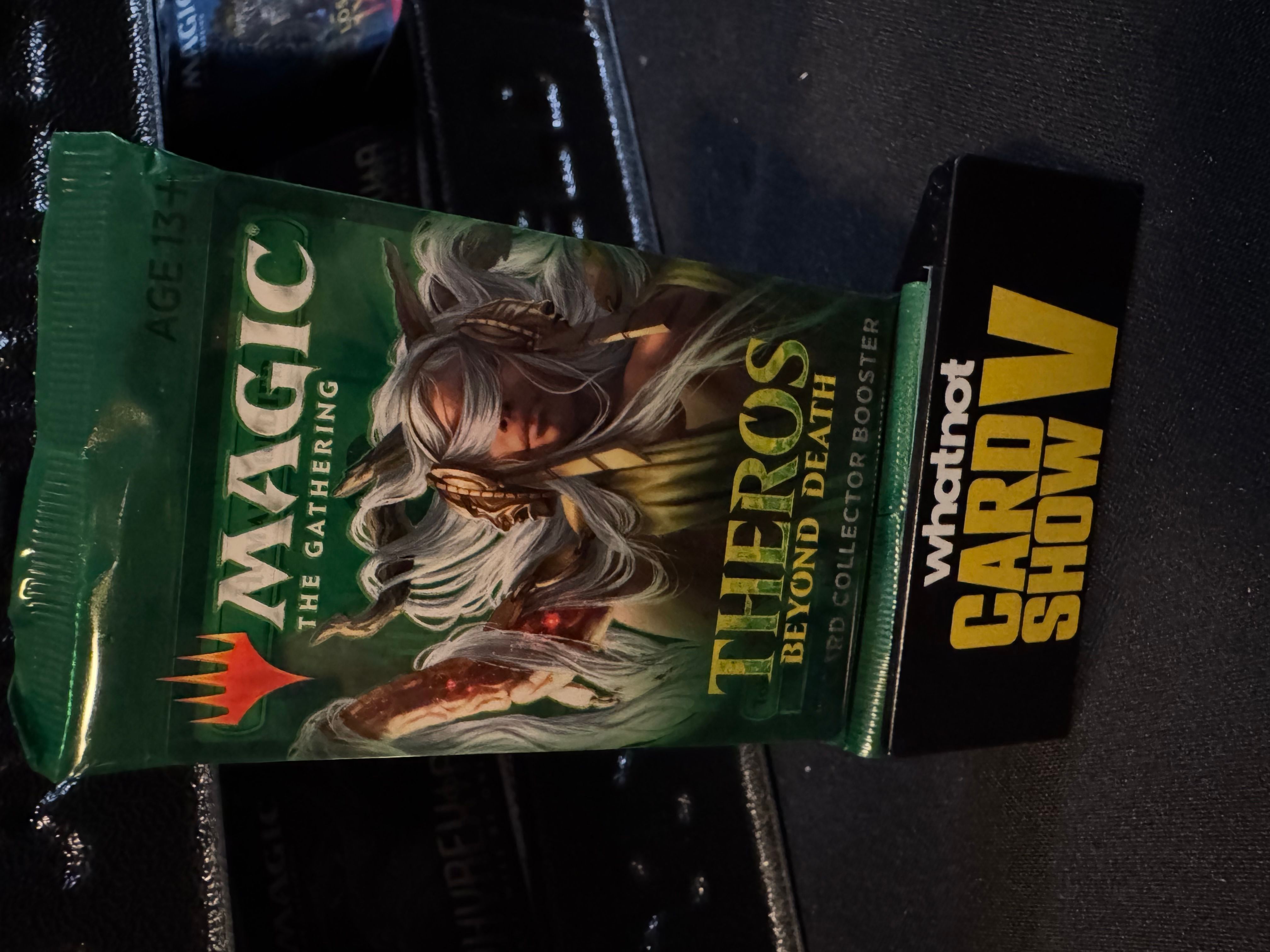 Booster Pack: Theros Beyond Death Collector MISPRINT SEE THROUGH  Whatnot:  Shop, Sell, Connect