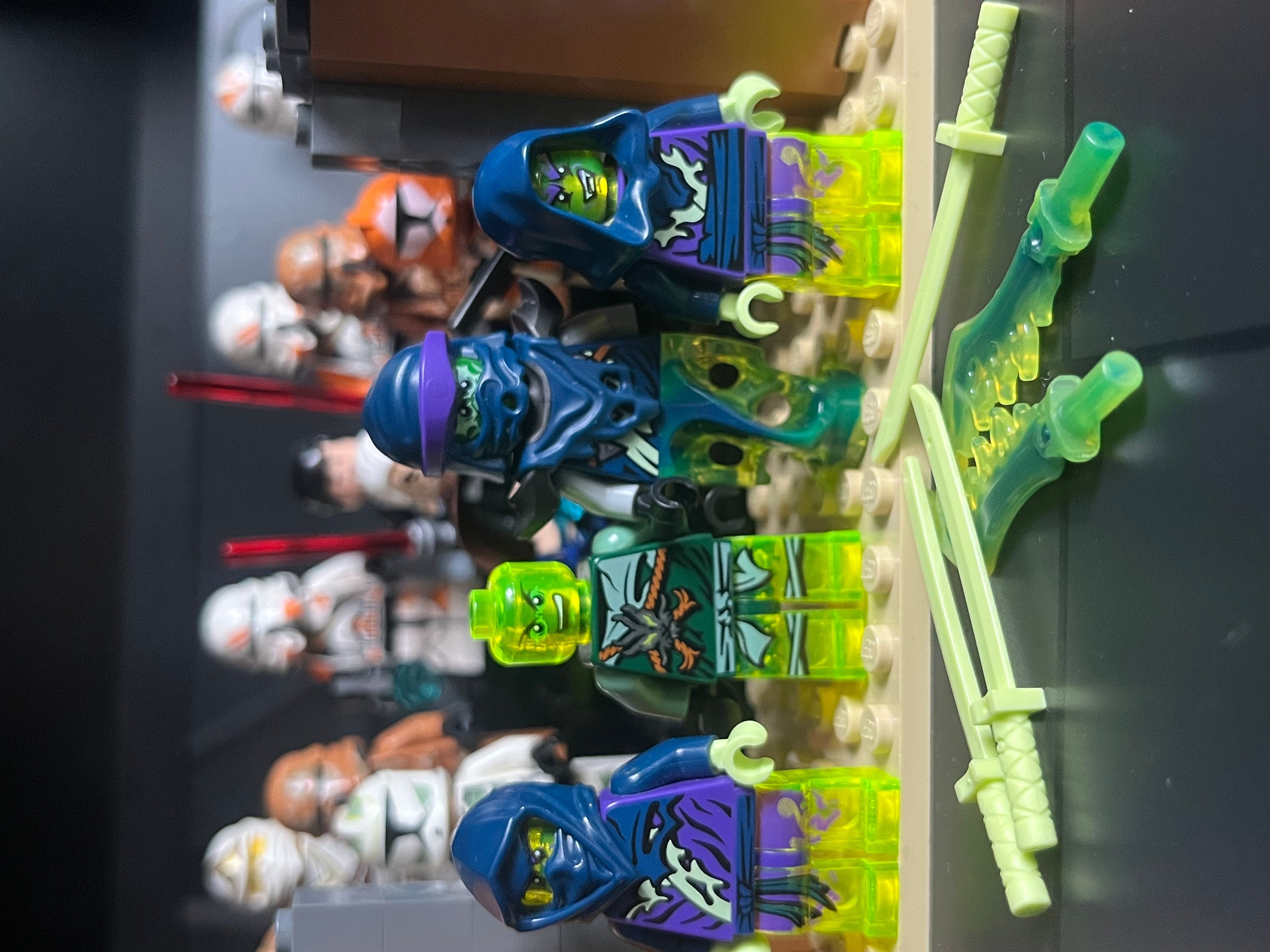 Lego Ghost Ninjago Minifigures Lot Of Figures Some Weapons - Main Image