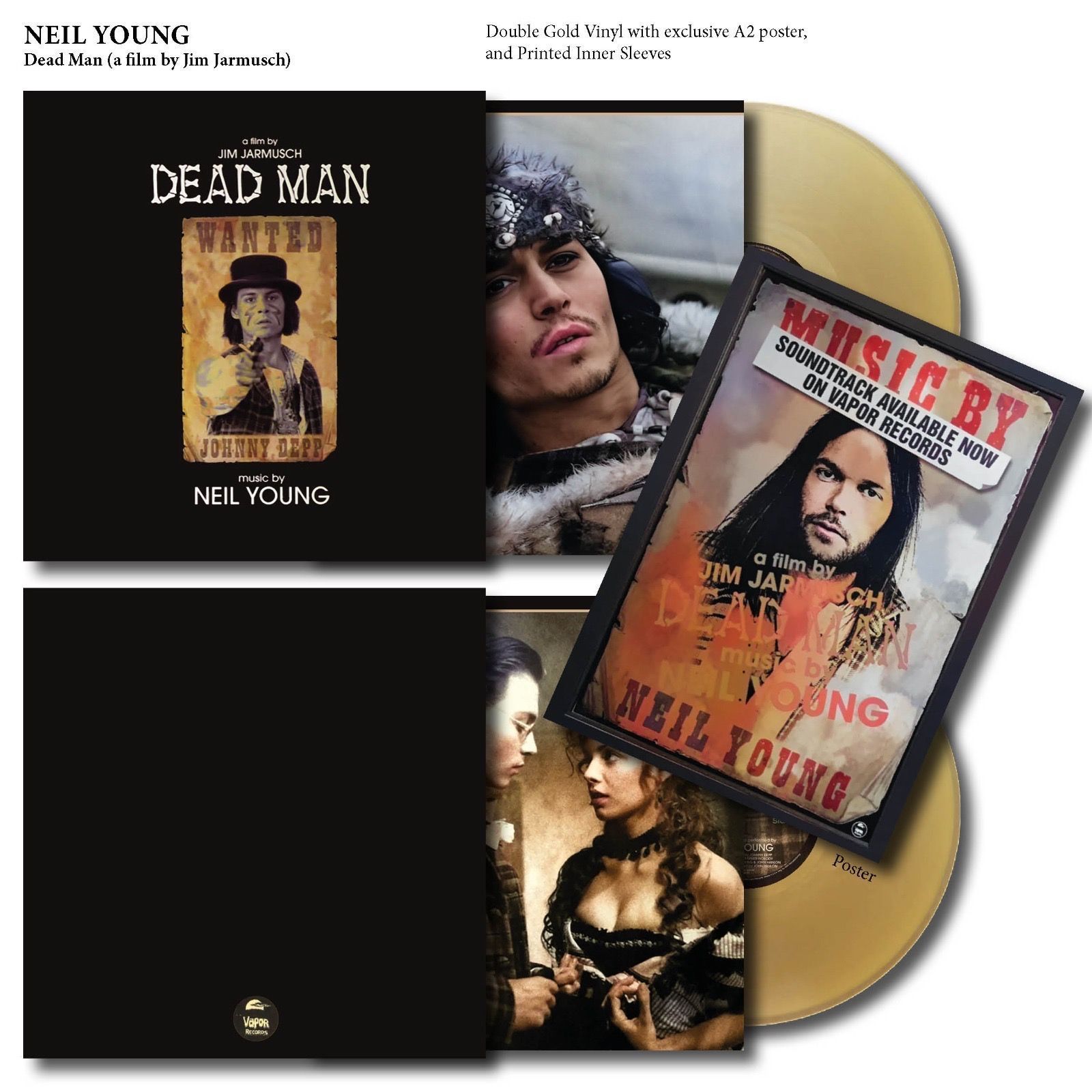 レア DEAD MAN サウンドトラック NEIL YOUNG デッドマン LP Neil Young – Dead Man – 2 x Vinyl (LP, Album), 1996 [r420789