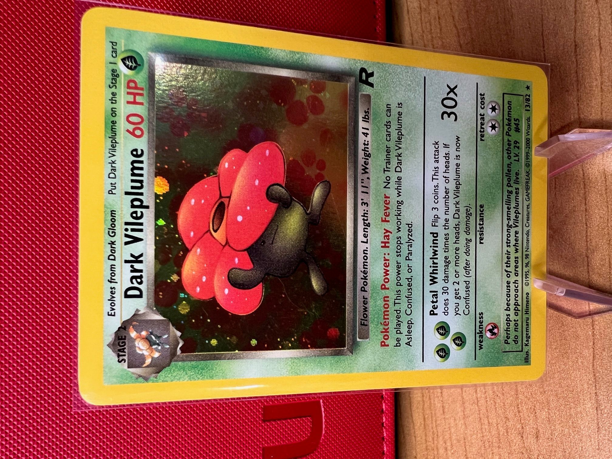 Pokmon Team Rocket: Dark Vileplume 13/82 Holo  Whatnot: Shop, Sell,  Connect