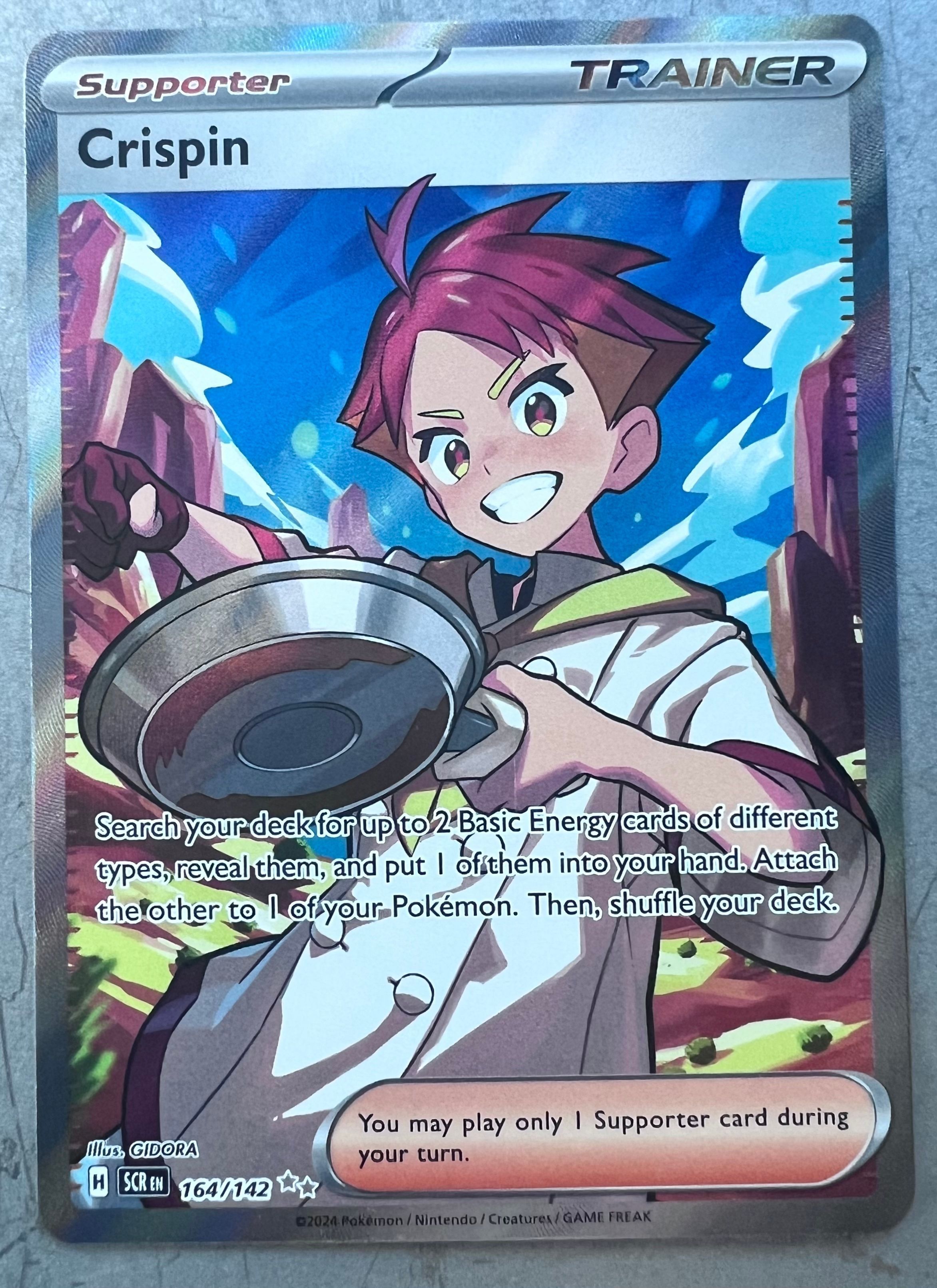 Crispin 164/142 Full Art NM/M Stellar Crown Pokemon Card  Whatnot: Shop,  Sell, Connect