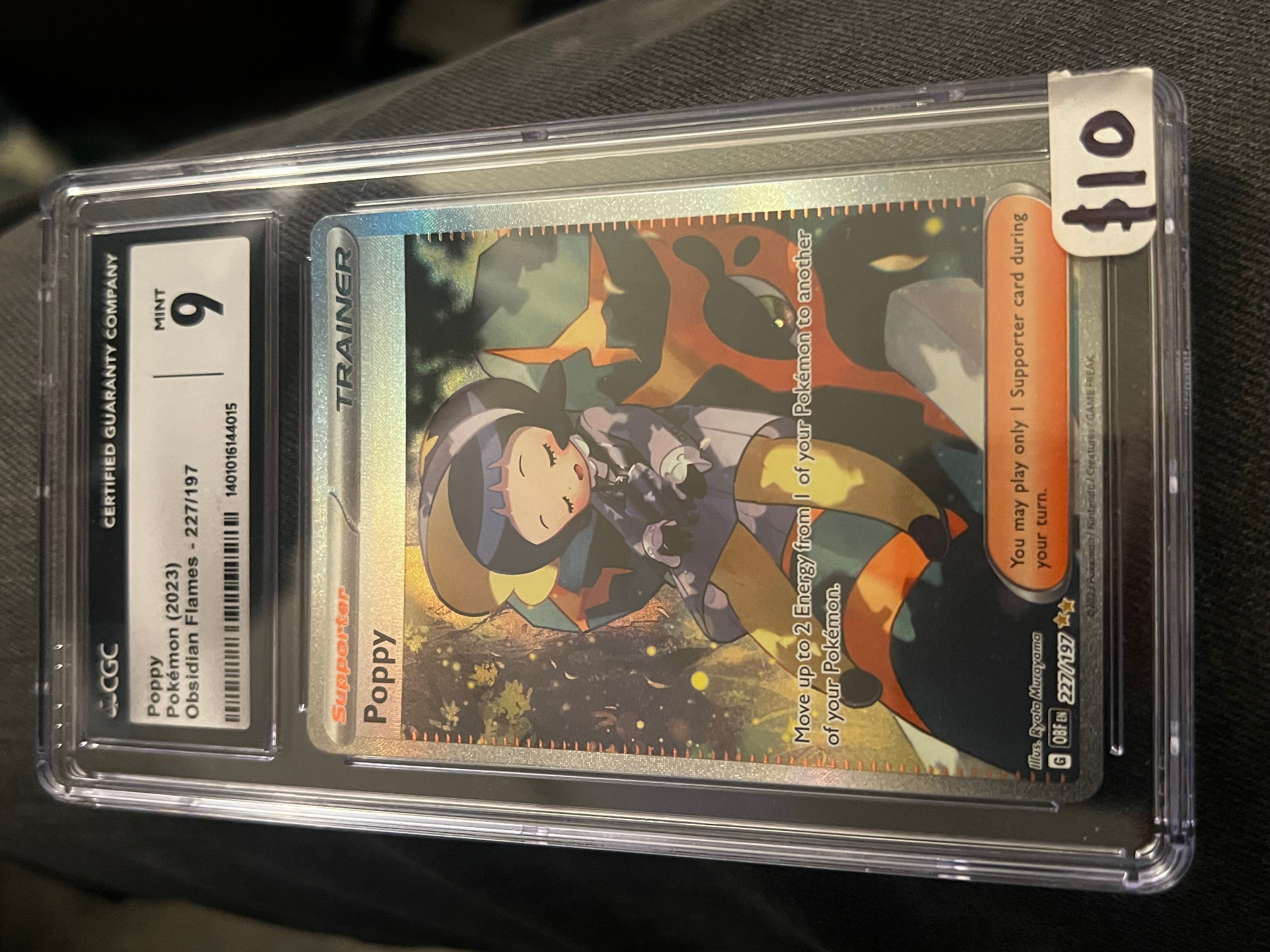 SLAB - CGC9 Poppy SIR Obsidian Flames 227 · Whatnot: Shop