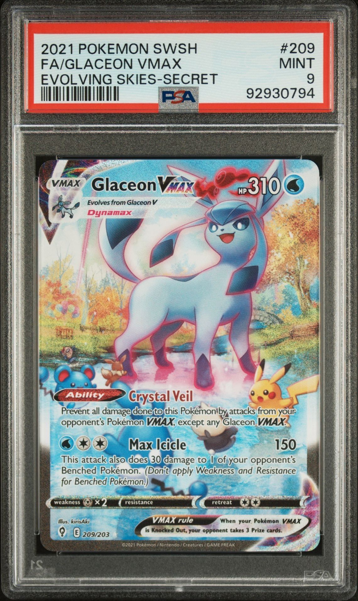 Glaceon VMAX alt att Evolving hotsell Skies