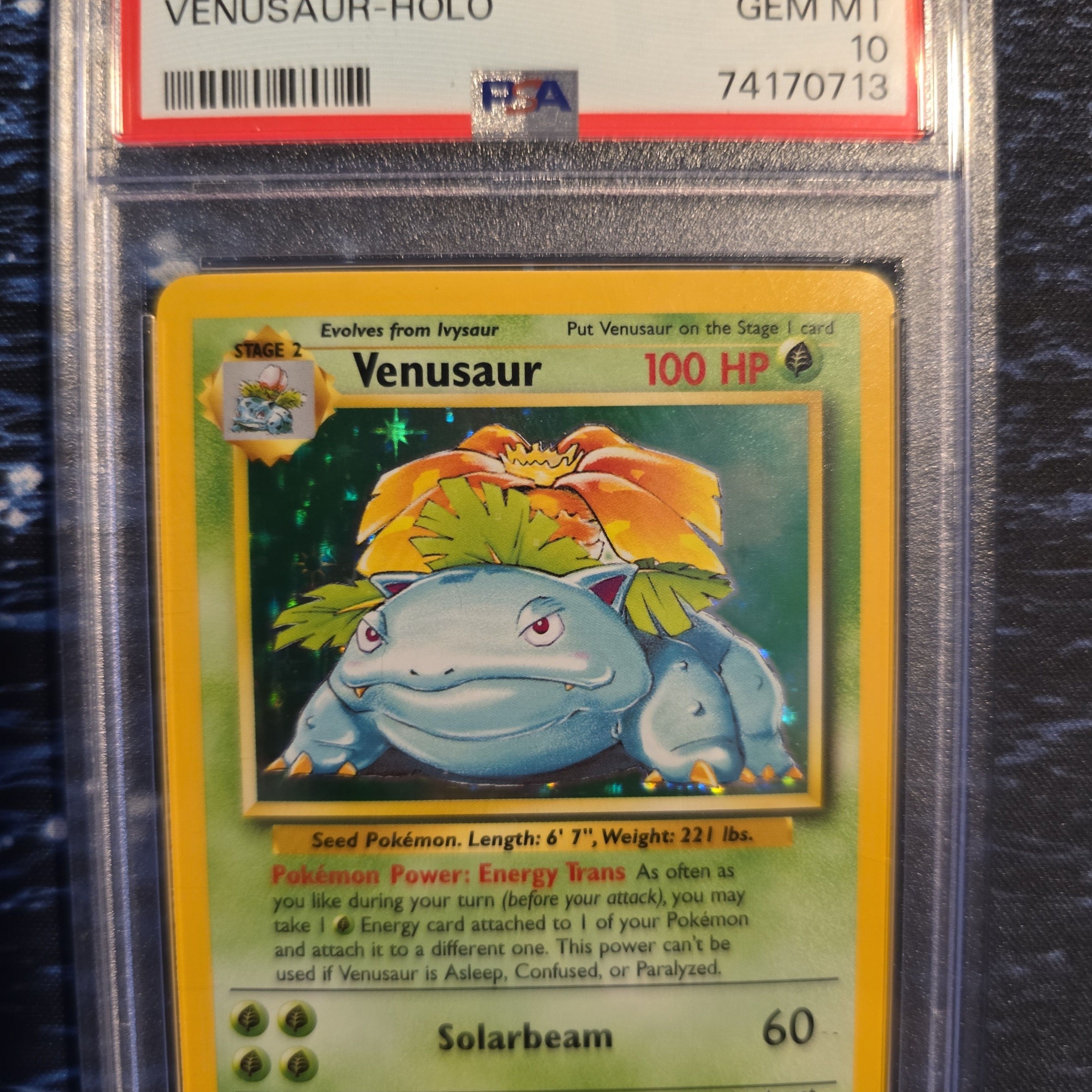 Pokemon - PSA 10 - Venusaur - Base Set - Holo - 1999