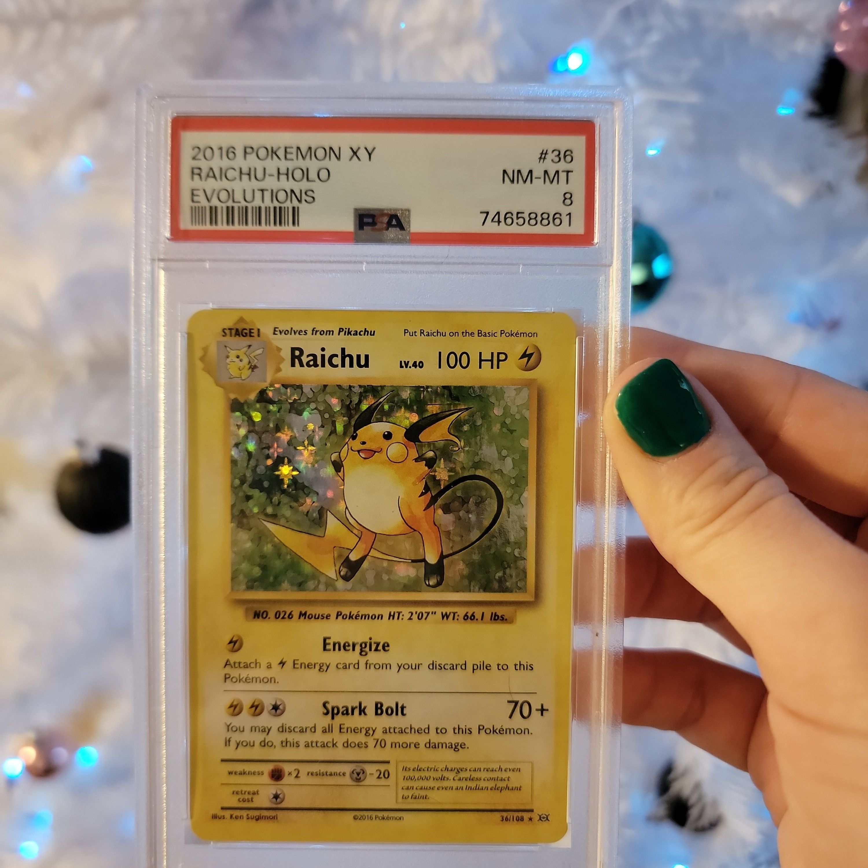 2016 Pokemon Xy Evolutions Raichu-Holo Evolutions PSA NM-MT 8  Whatnot:  Shop, Sell, Connect