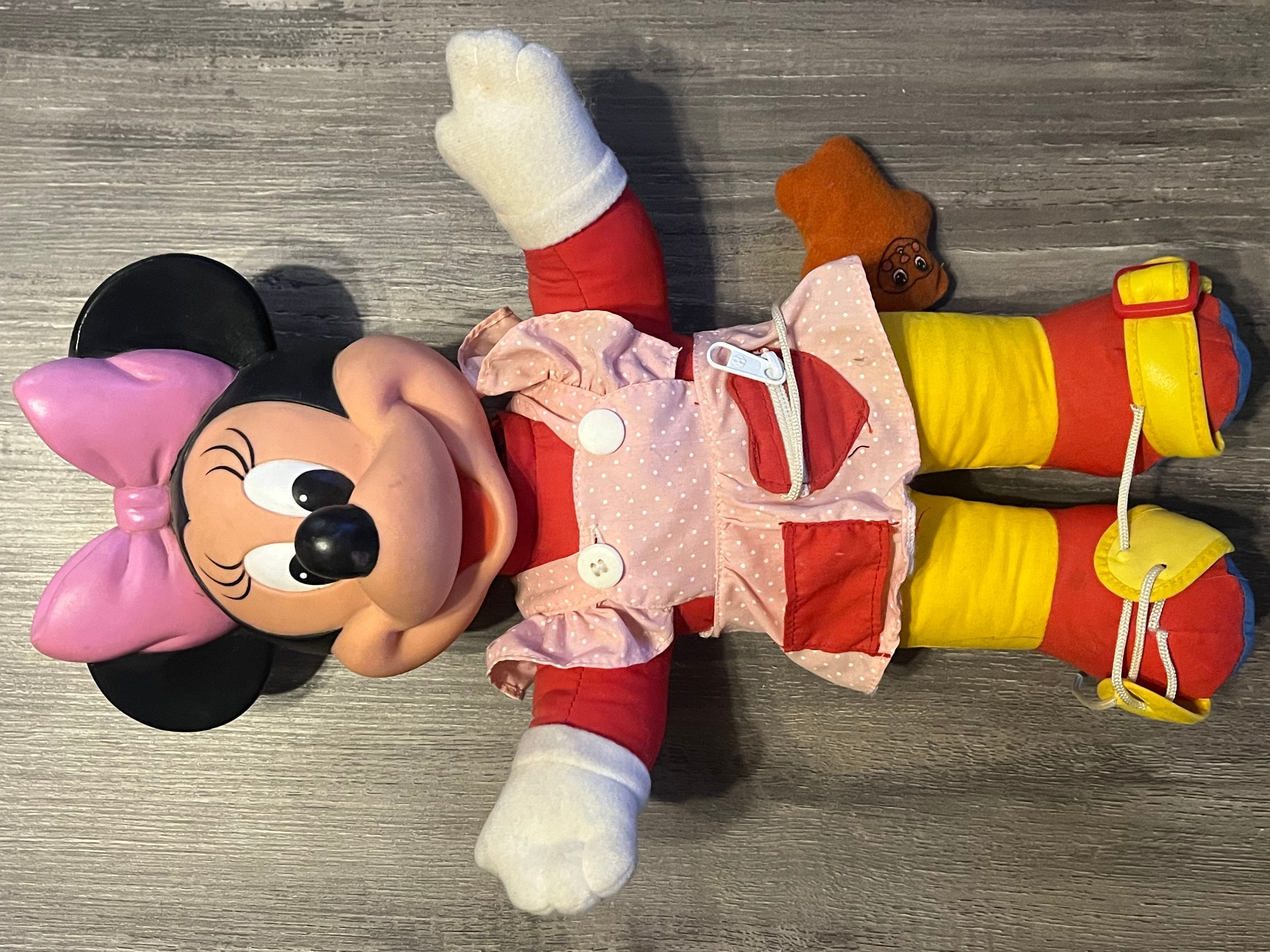 Vintage 1980s Minnie Mouse Learn To Dress Me Mattel Doll · Whatnot