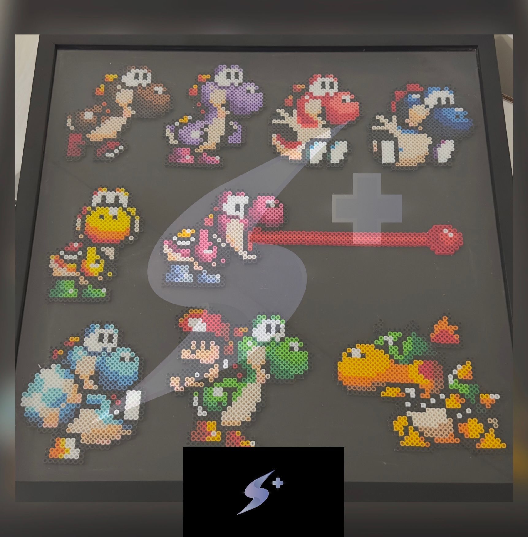 SNES Yoshi Island Frame with All Yoshi's · Whatnot: Shop, Sell