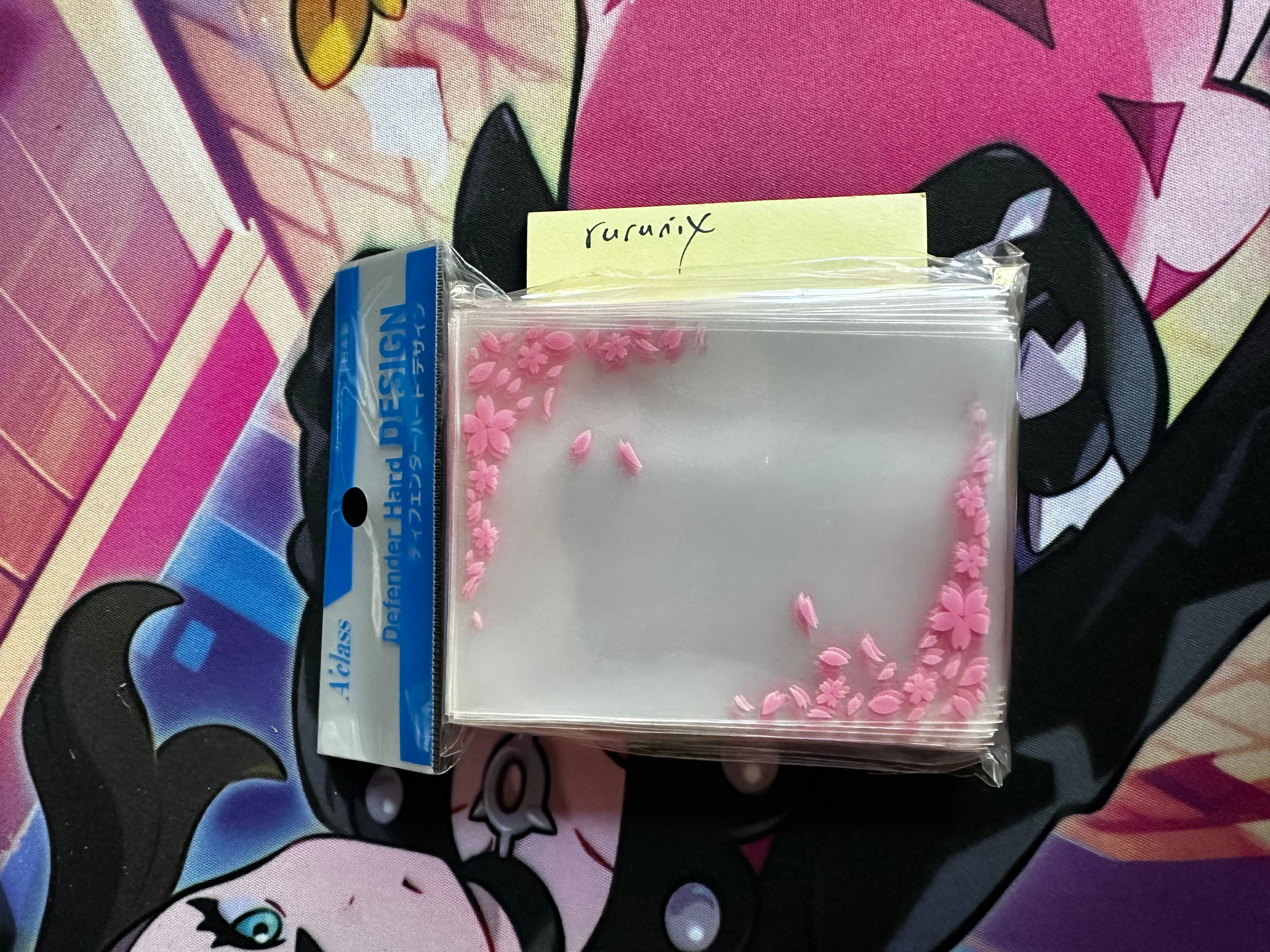 cherry blossom card sleeves Amazon.com : Mandu Deco Sakura Cherry Blossom Flower Holographic Kpop  Photocard Sleeves Card Protector PVC Free and Acid Free Shield Cover 100  Sleeves per Pack (61x91mm (for Double sleeving)) : Office Products