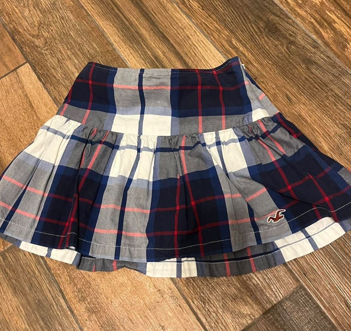 Depop Plaid Skirt Hollister Vintage Plaid Hollister Mini Pleated