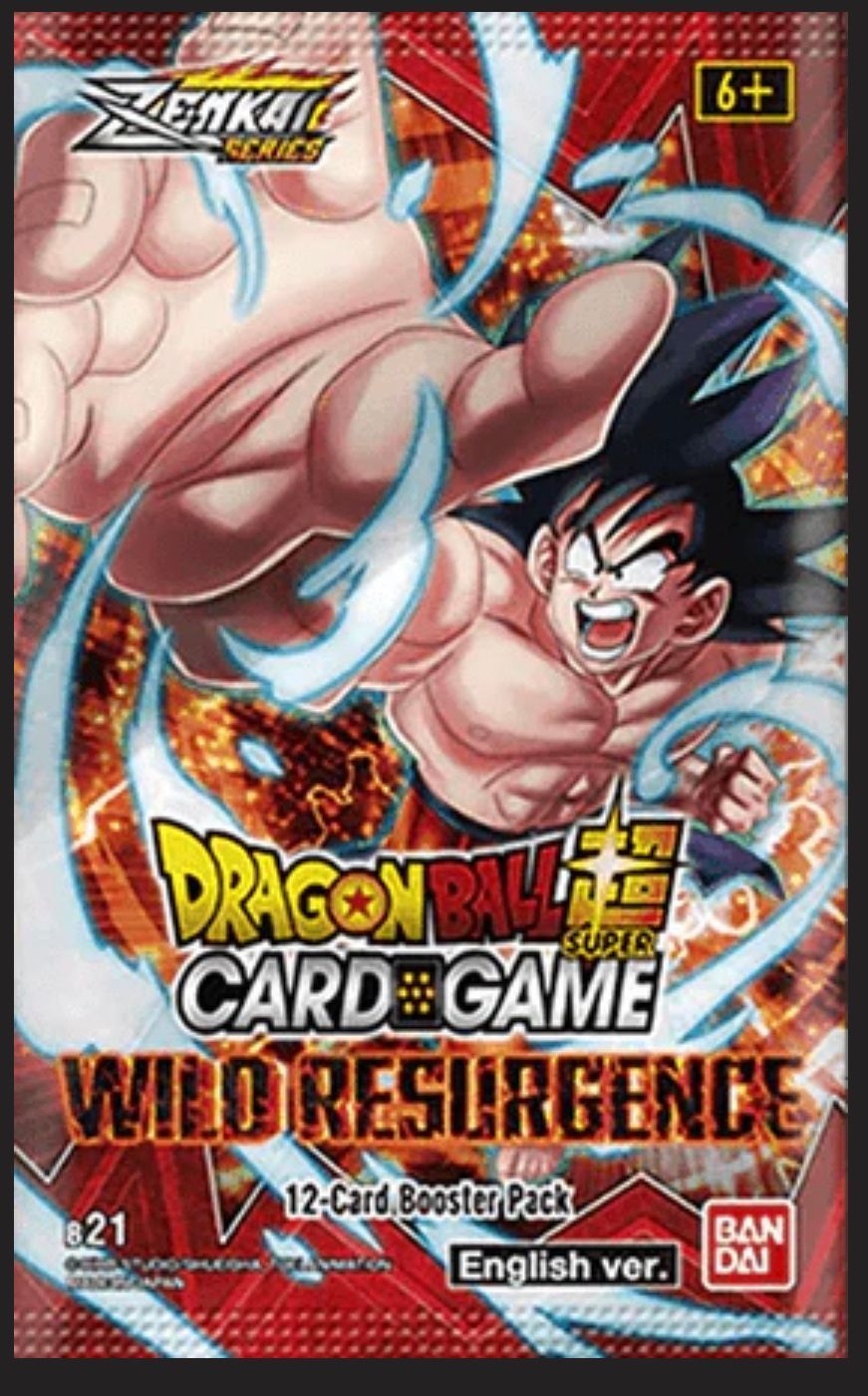 dragon ball wild resurgence booster box Dragon Ball Super main image 1