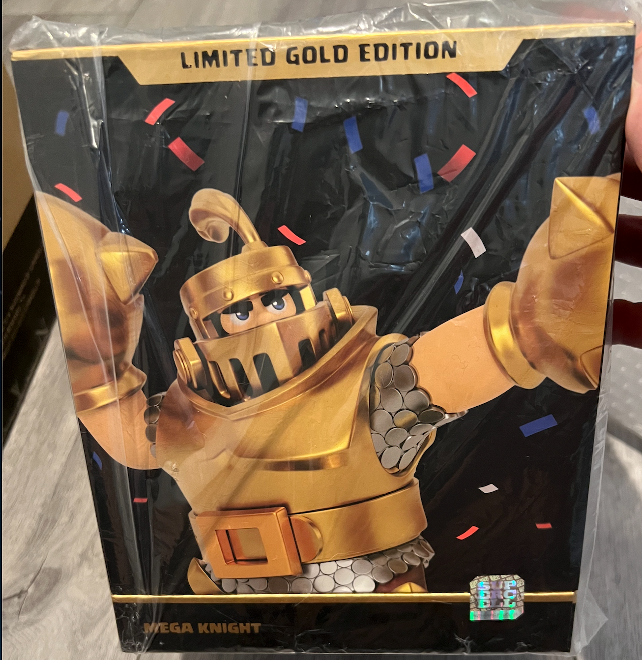 Official Supercell Clash Royale Golden Mega Knight Statue