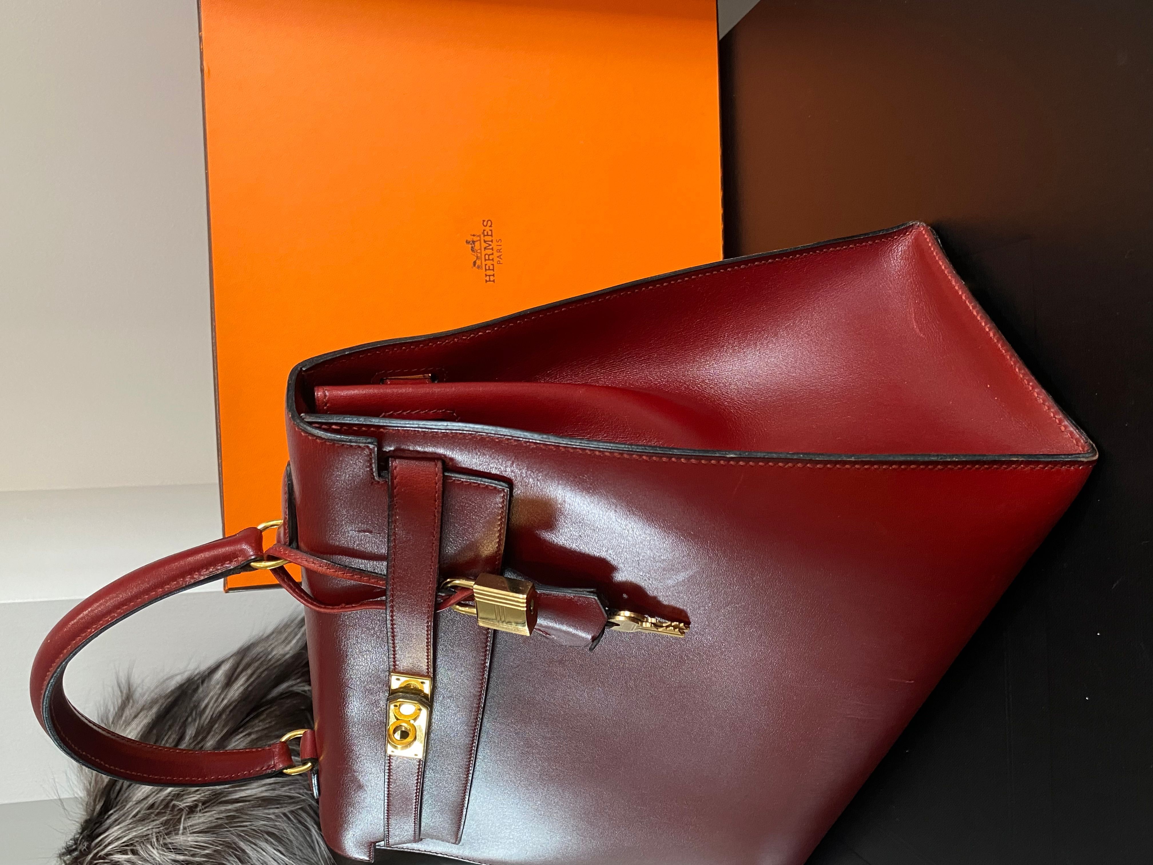 003 Vintage Hermes Kelly Box leather · Whatnot: Shop, Sell