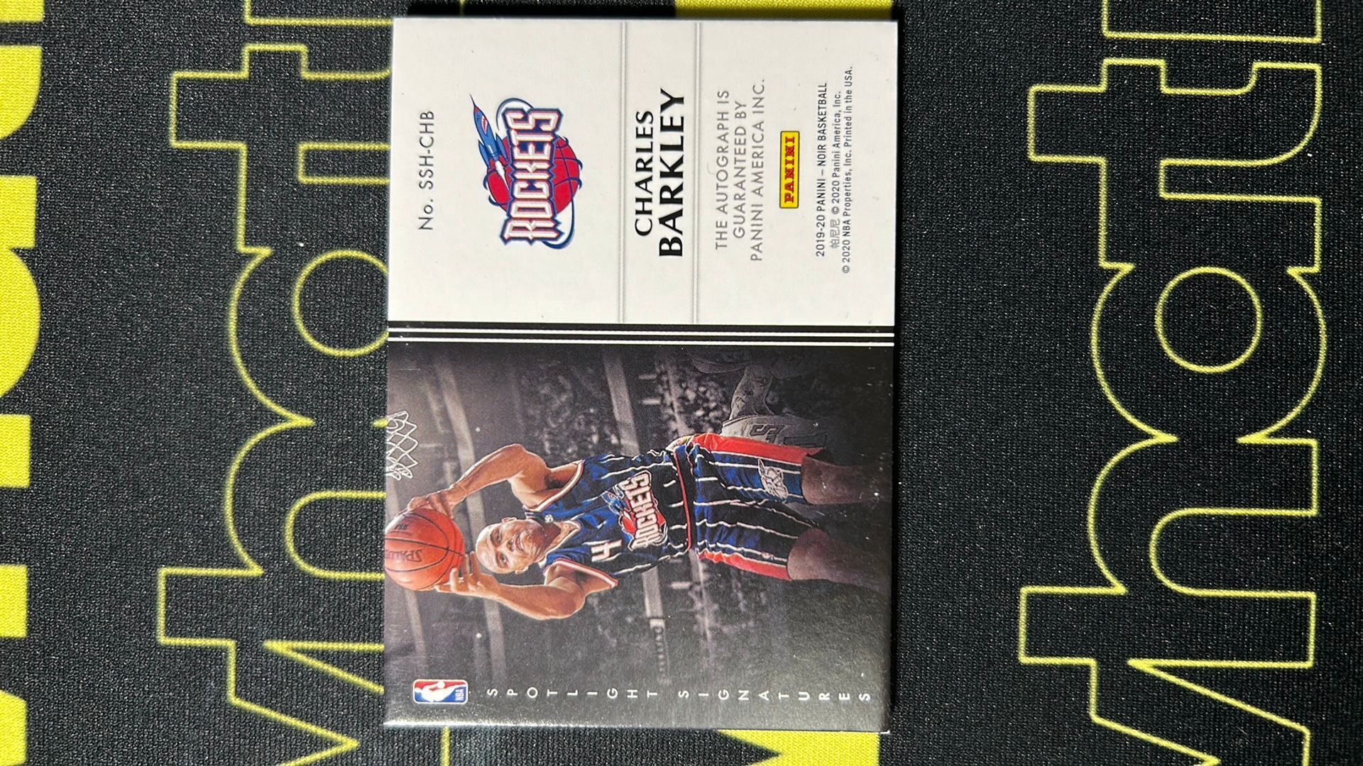 2022-23 Panini Noir - Auto Noir Charles Barkley #ANB-CHB