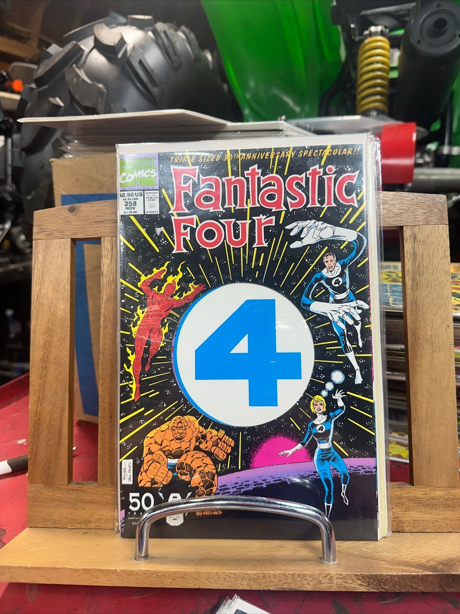Fantastic Four # 358 30th Ann. Marvel Comics 1991 Issue 1st