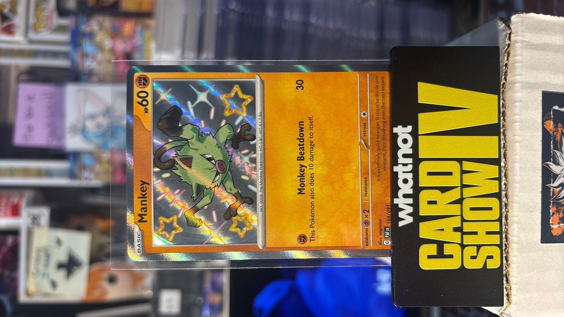 Mankey Shiny Single.! · Whatnot: Shop, Sell, Connect, image size:1080x1920