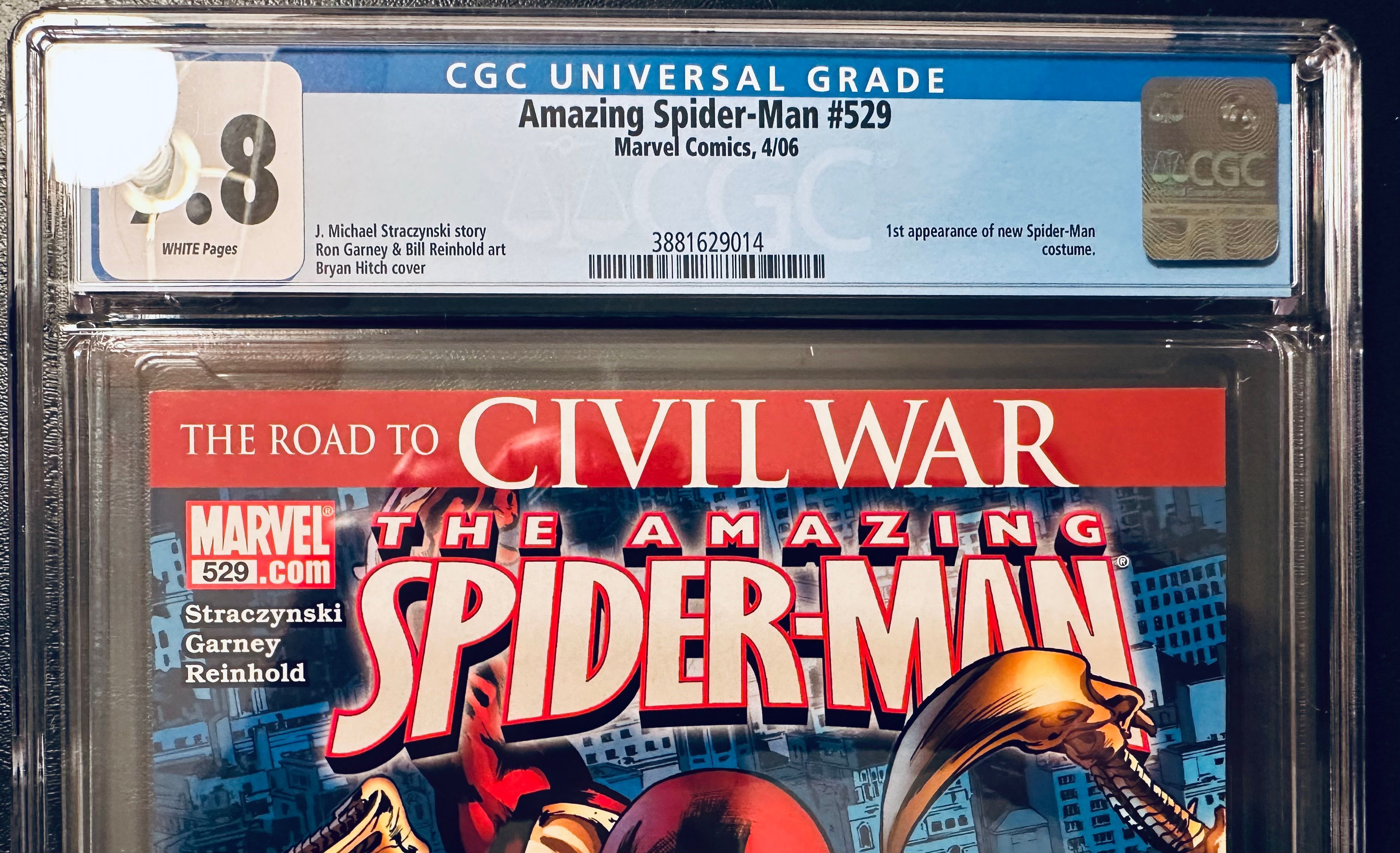 Amazing Spider-Man #529 KEY CGC 9.8 1st Appearance Iron-Spider