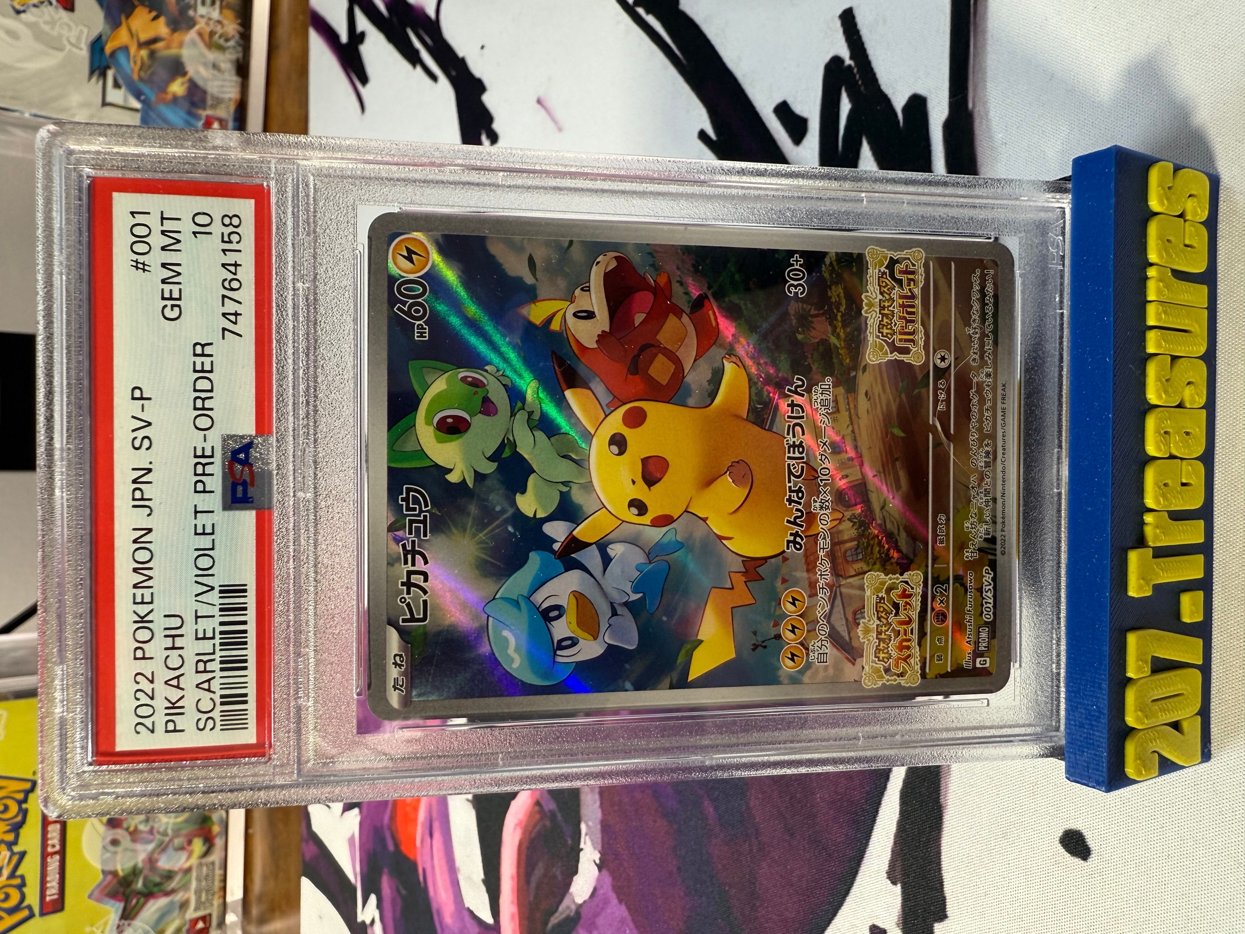 2022 Pokemon Japanese Sv Promo Pikachu Scarlet/Violet Pre