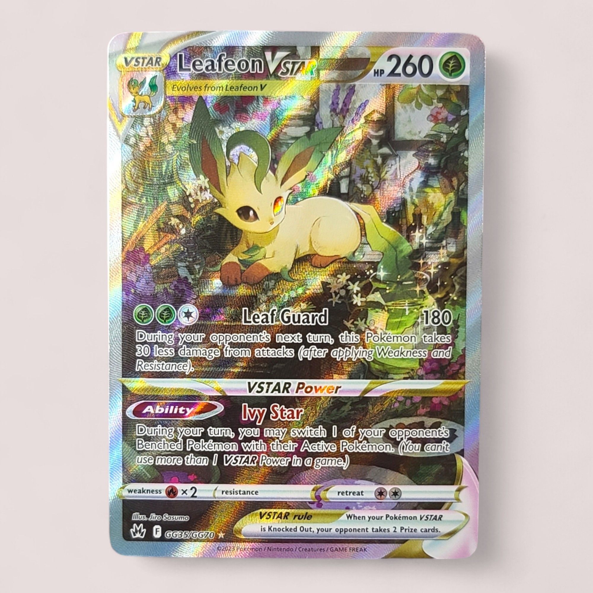 leafeon pokemon card vstar V-Star Glaceon and Leafeon Special Collection main image 0