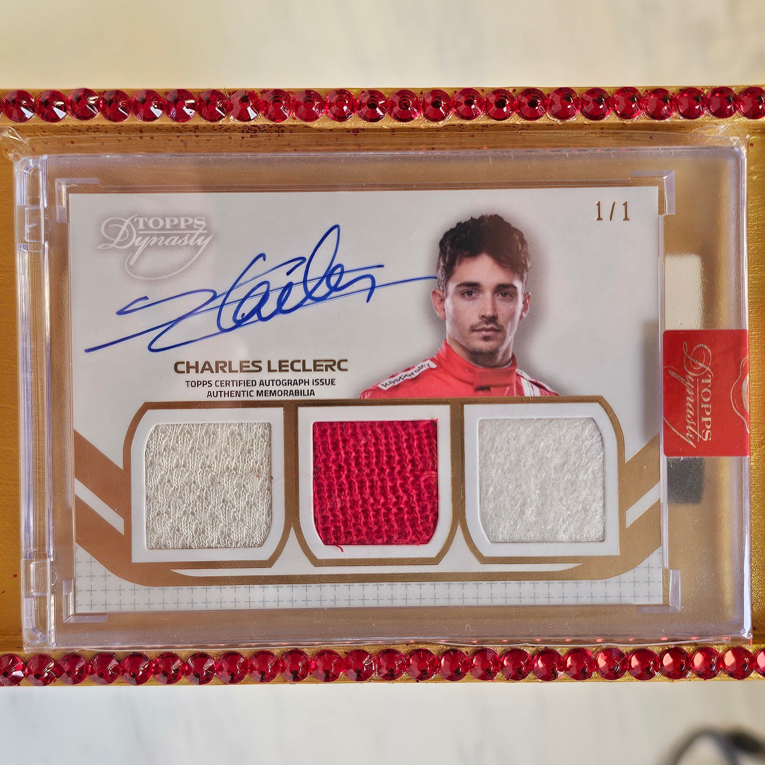 1/1 (1of1) 2021 Topps Dynasty Formula 1 Charles Leclerc