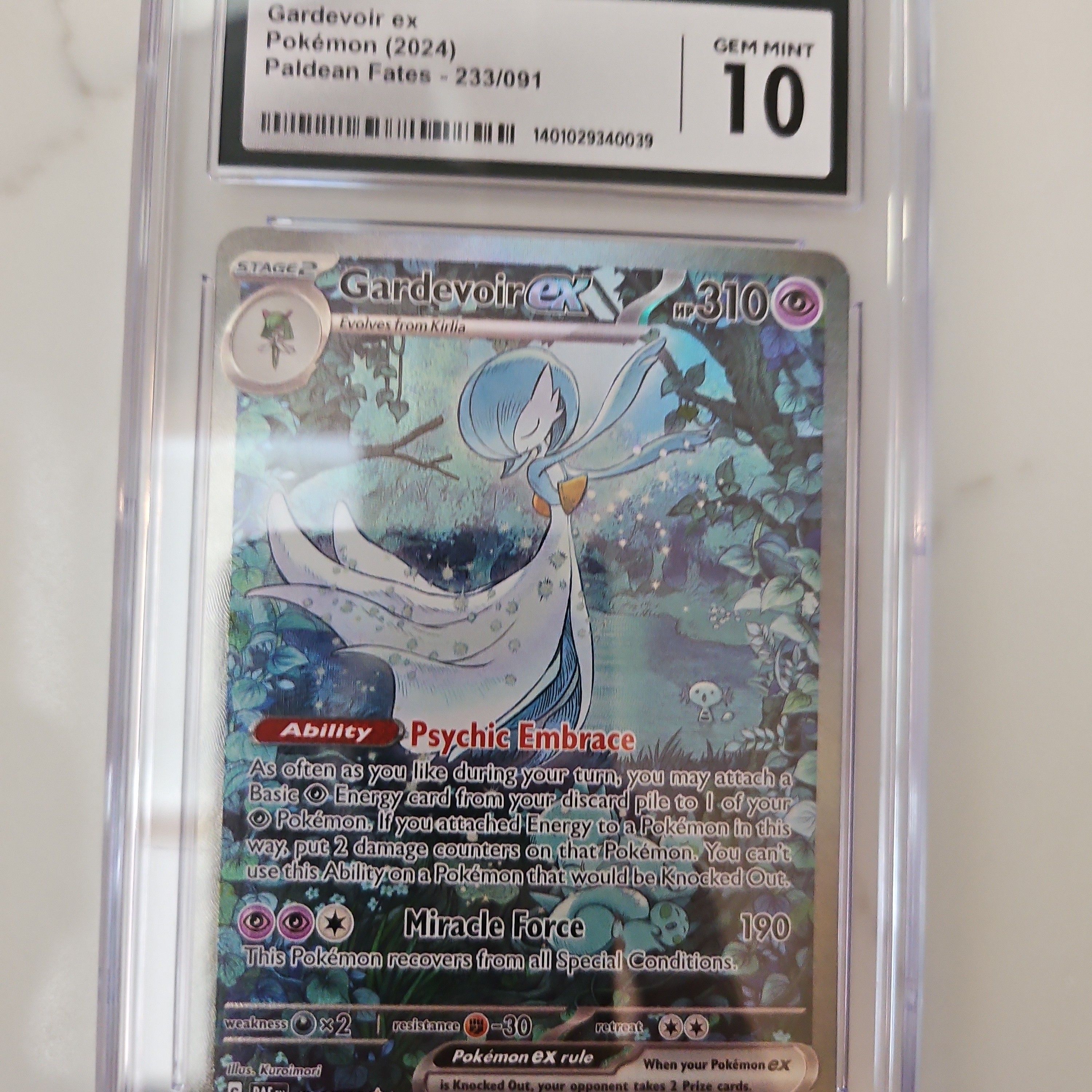 Gardevoir shops Holo CGC perfect 10