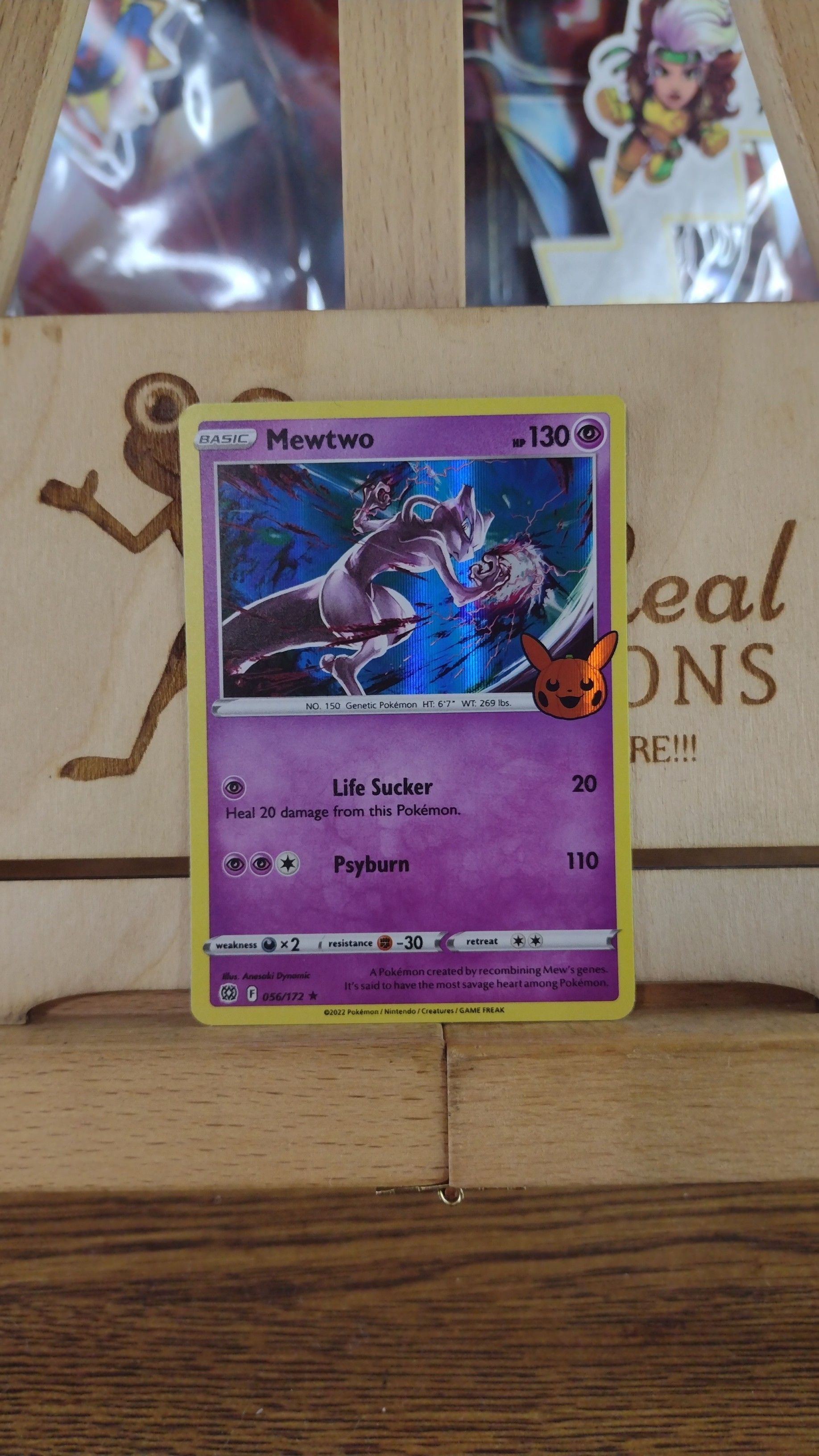Pokemon TCG Trick Or Trade 056/172 Mewtwo Holo Card