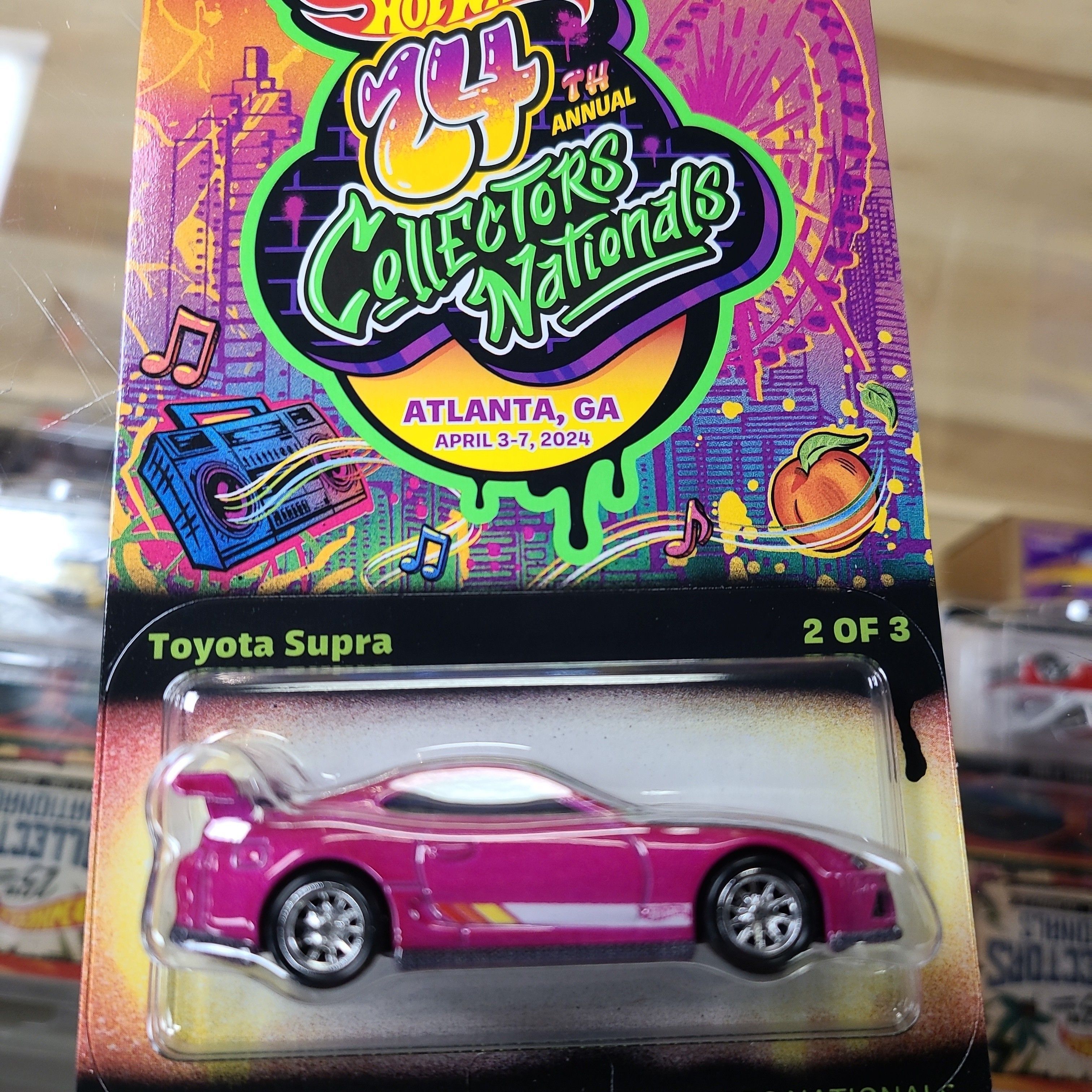 ホットウィール アトランタコンベンション トヨタ スープラ 2 Hot Wheels 24th 2024 Nationals Atlanta Convention Toyota