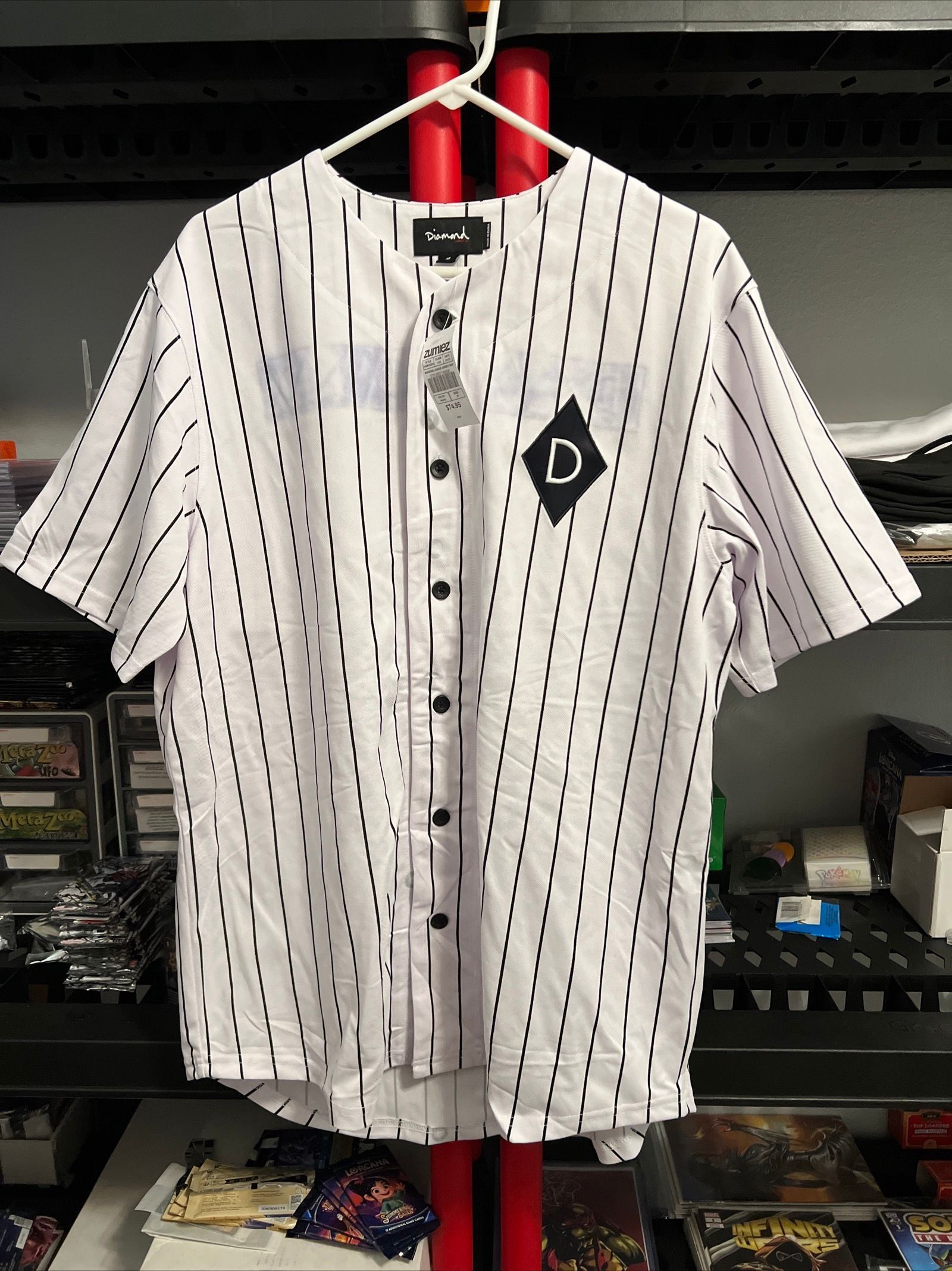 Diamond supply co baseball jersey on sale