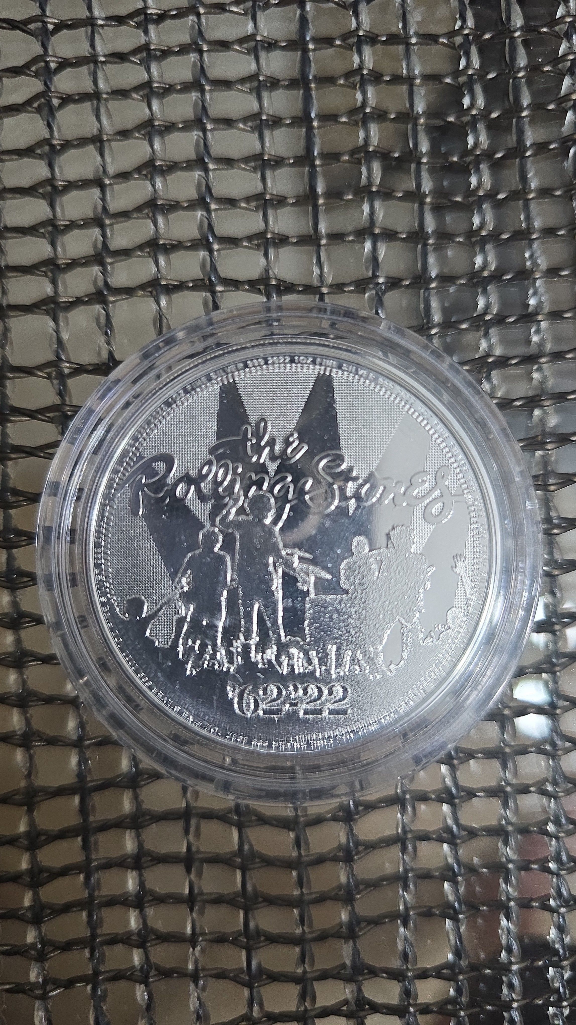 The Rolling Stones 1oz Silver proof in Capsule · Whatnot: Shop