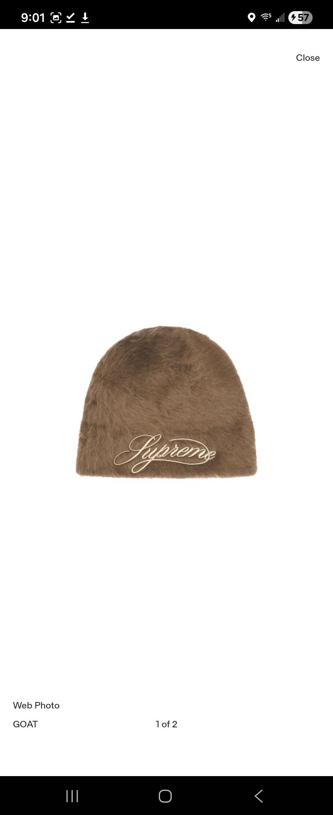 帽子 Supreme Kangol Beanie brown Supreme®/Kangol® Furgora Script Beanie - Supreme