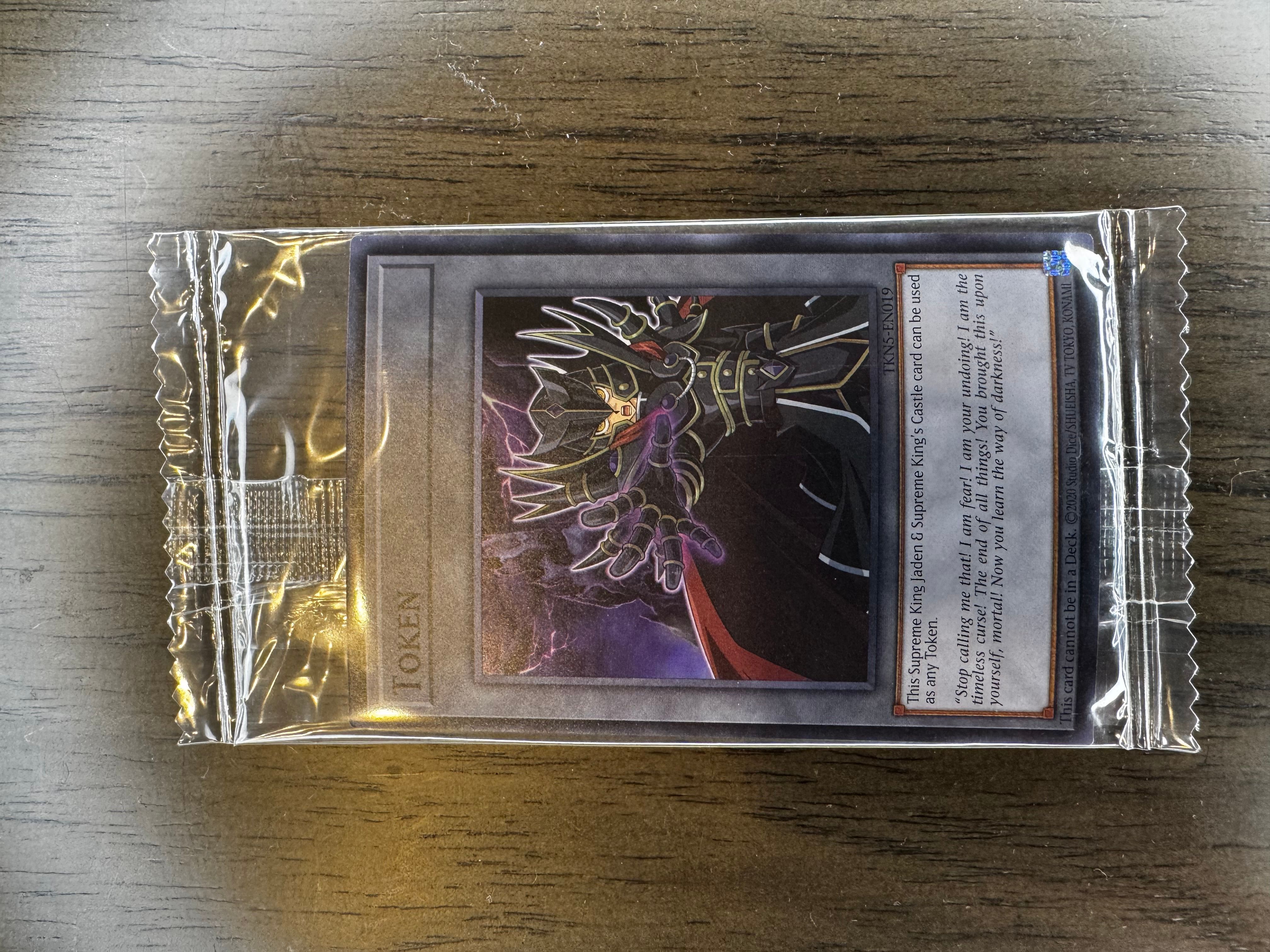 SEALED Supreme King Jaden & Supreme King's Castle Token TKN5 EN019   Whatnot: Shop, Sell, Connect