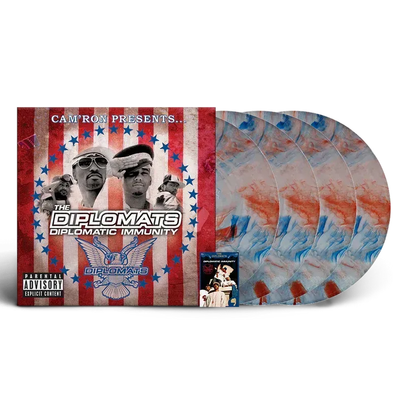 The Diplomats -Diplomatic Immunity 4LP Red Clear Blue Vinyl with