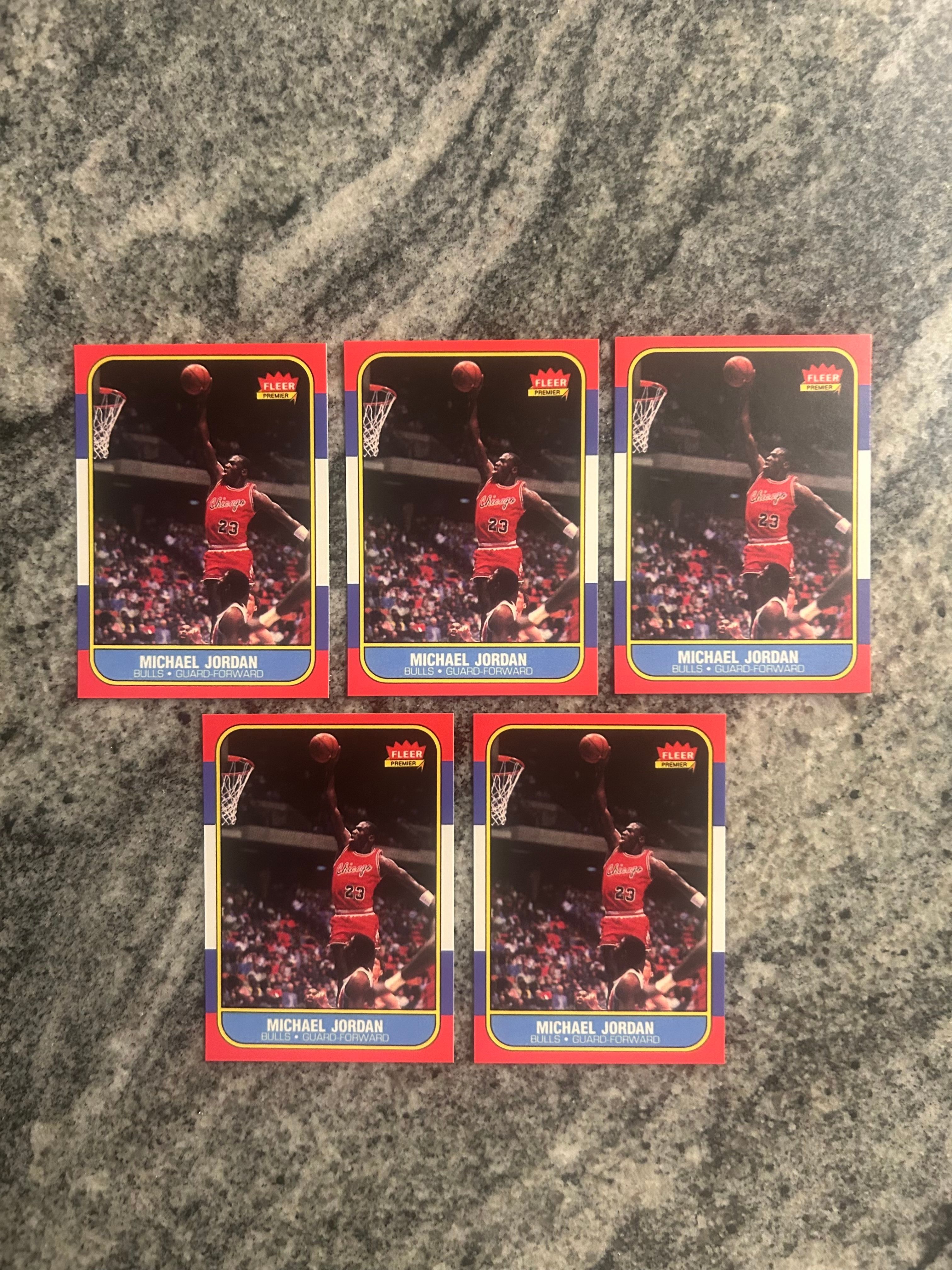 Jordan 1986 Michael Jordan Rookie Card Psa 1986 Fleer Sticker