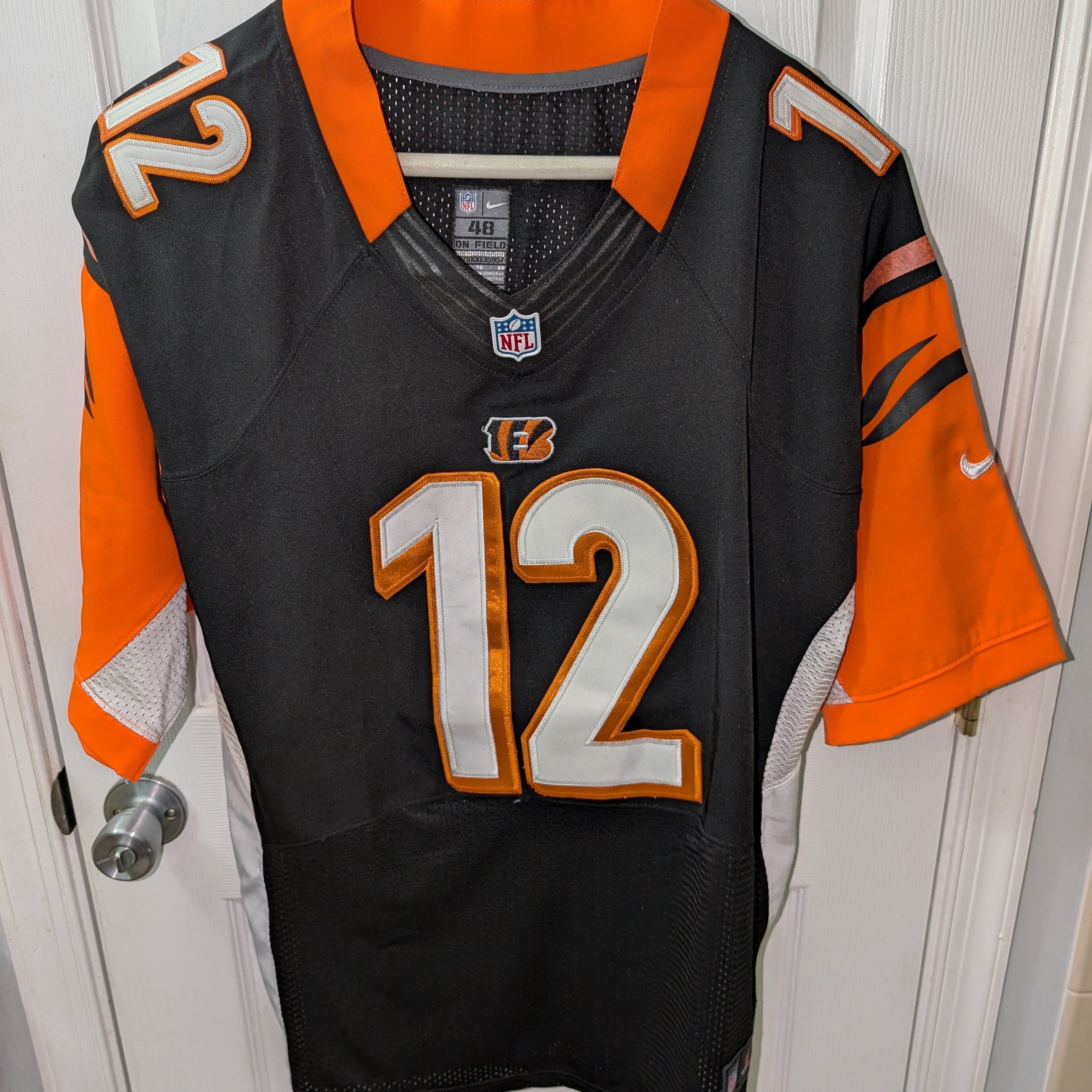 Nike NFL Mohamed Sanu Cincinnati Bengals Jersey #12 Mens Size 48