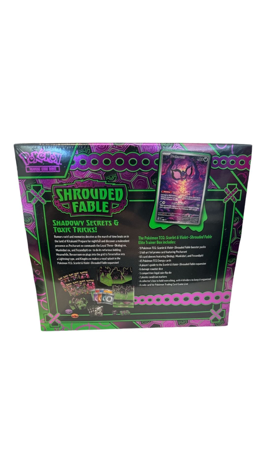 pokemon shrouded fable elite trainer box card list Amazon.com: Pokemon TCG: Scarlet and Violet Shrouded Fable Elite Trainer Box  : Toys & Games main image 0